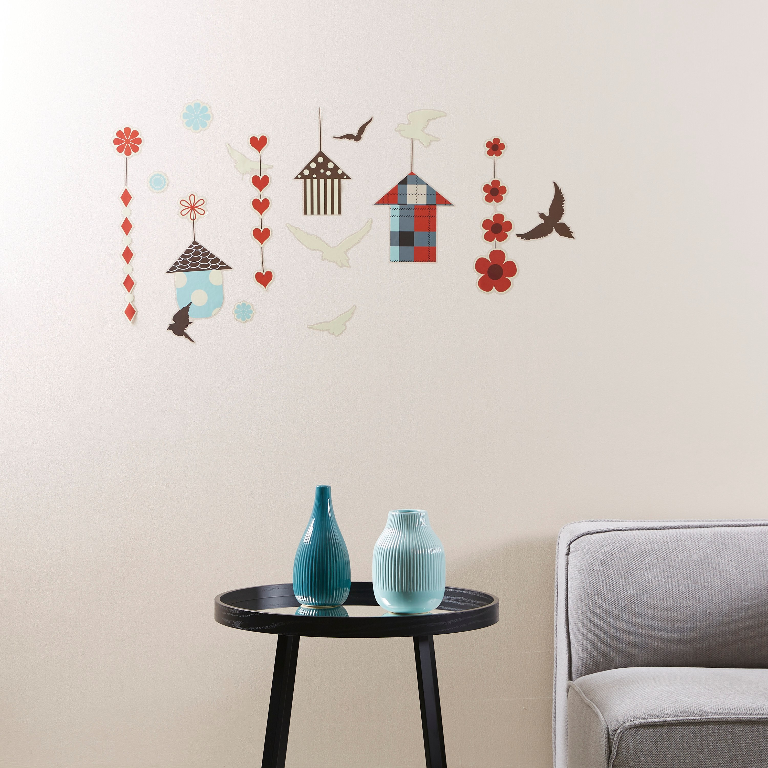 ملصق حائط بتصميم منزل العصافير من كريست - 50x70 سم-hbxhomeware-hbxkidsandyouth-image-2