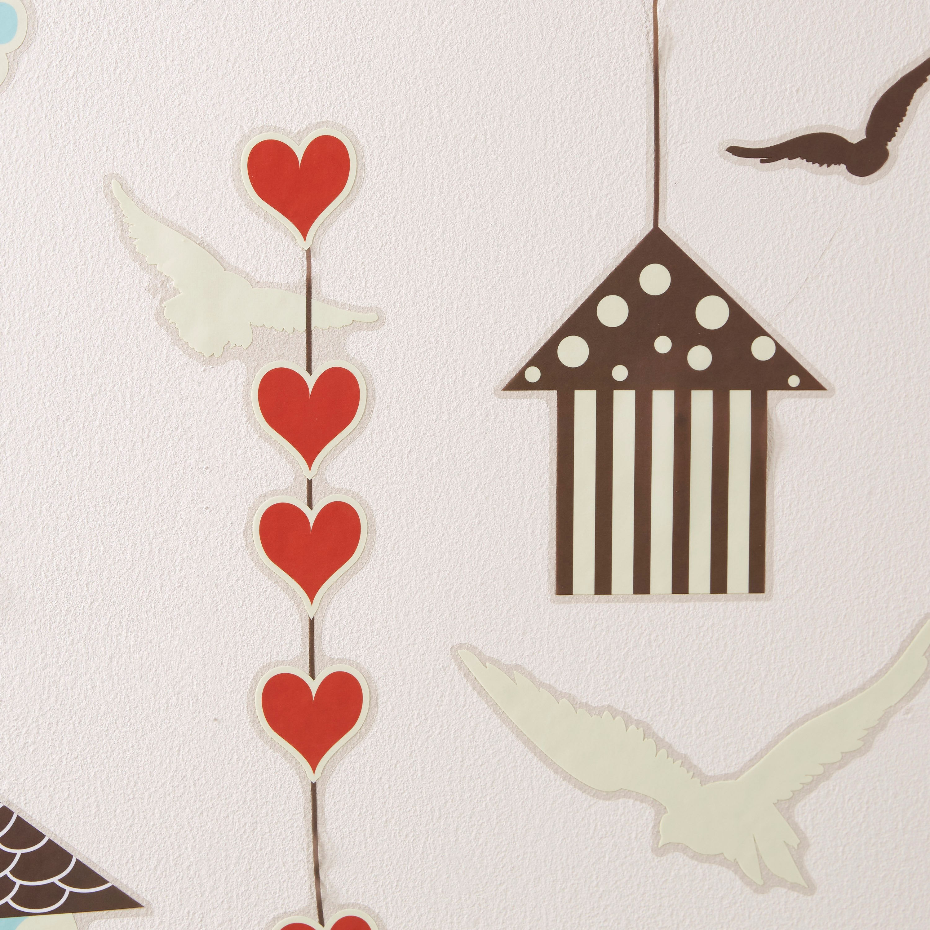 ملصق حائط بتصميم منزل العصافير من كريست - 50x70 سم-hbxhomeware-hbxkidsandyouth-image-3