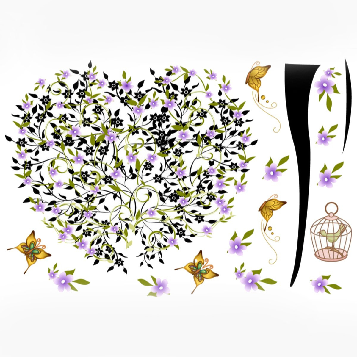 ملصق حائط بطبعات شجرة من كريست - 50x70 سم-hbxhomeware-hbxkidsandyouth-image-2