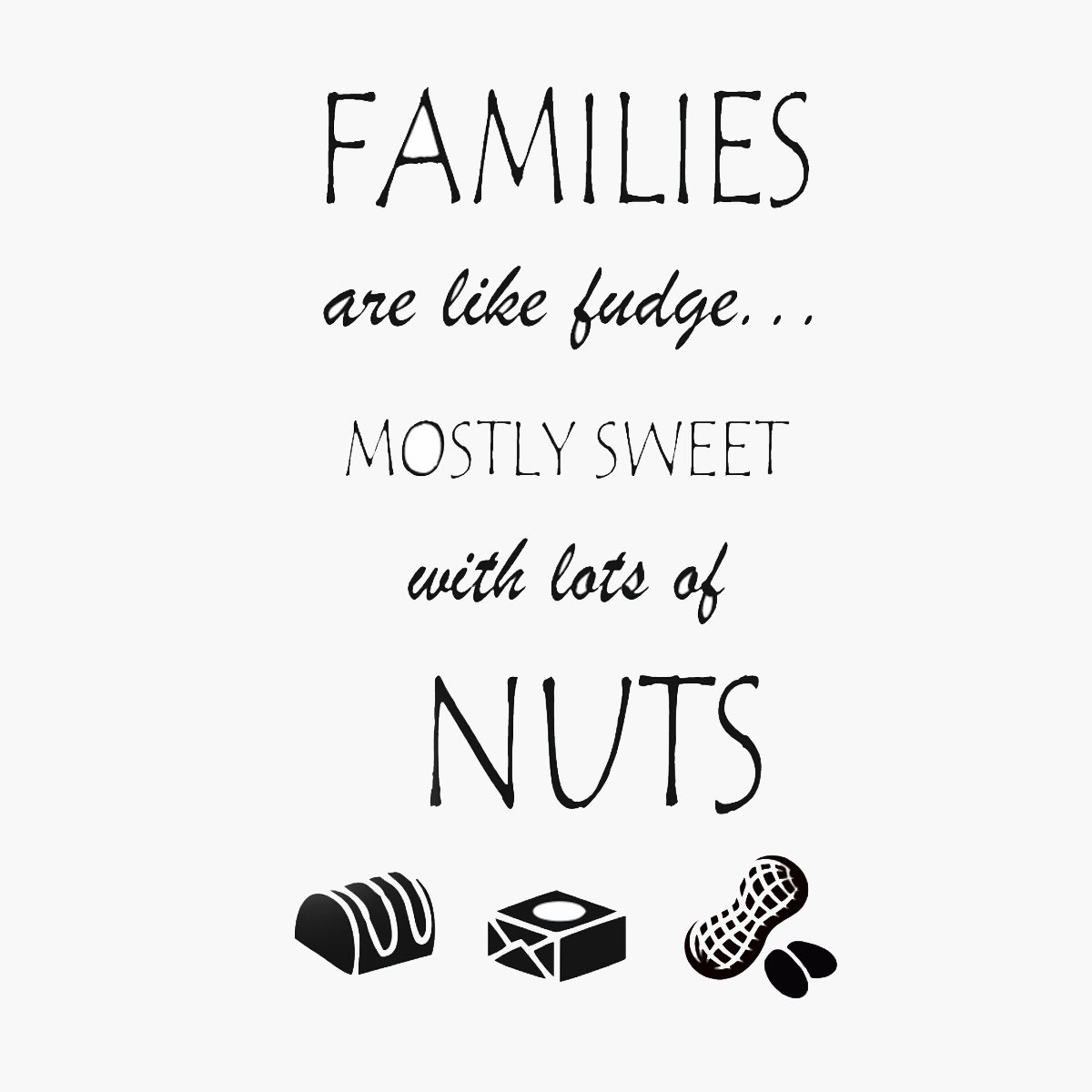 Crest Families Are Like Fudge Wall Decal - 50x70 cm-hbxhomeware-hbxkidsandyouth-image-2