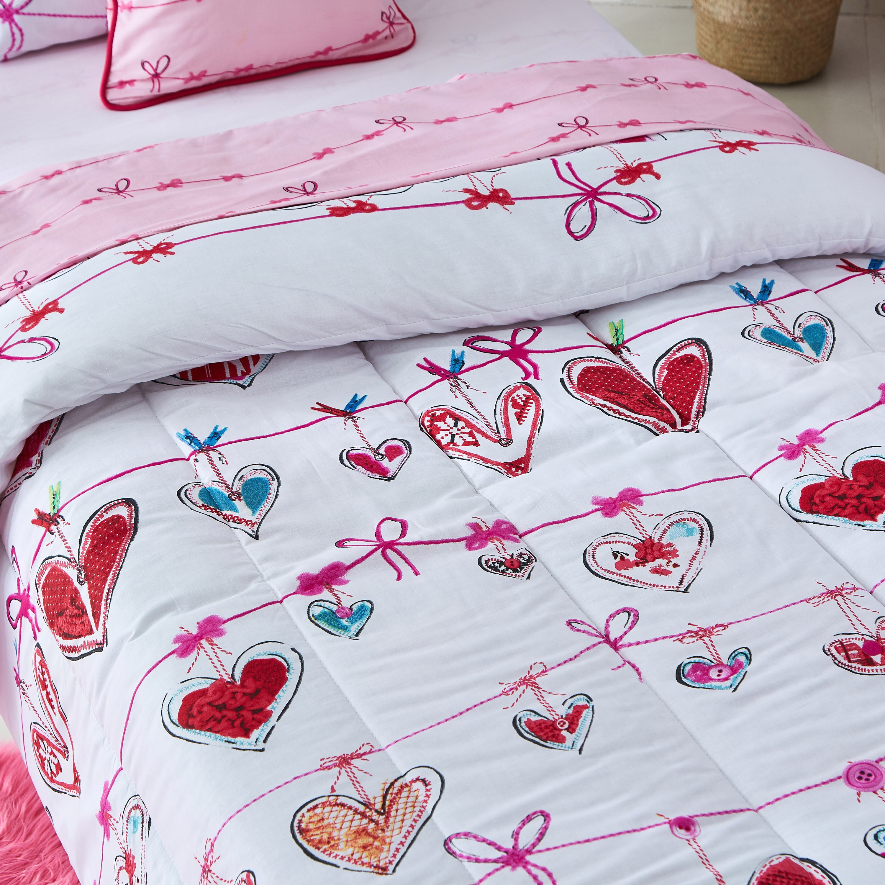 طقم لحاف مزدوج 4 قطع جارلند من إلفيش - 160x220 سم-hbxhomeware-hbxkidsandyouth-image-3
