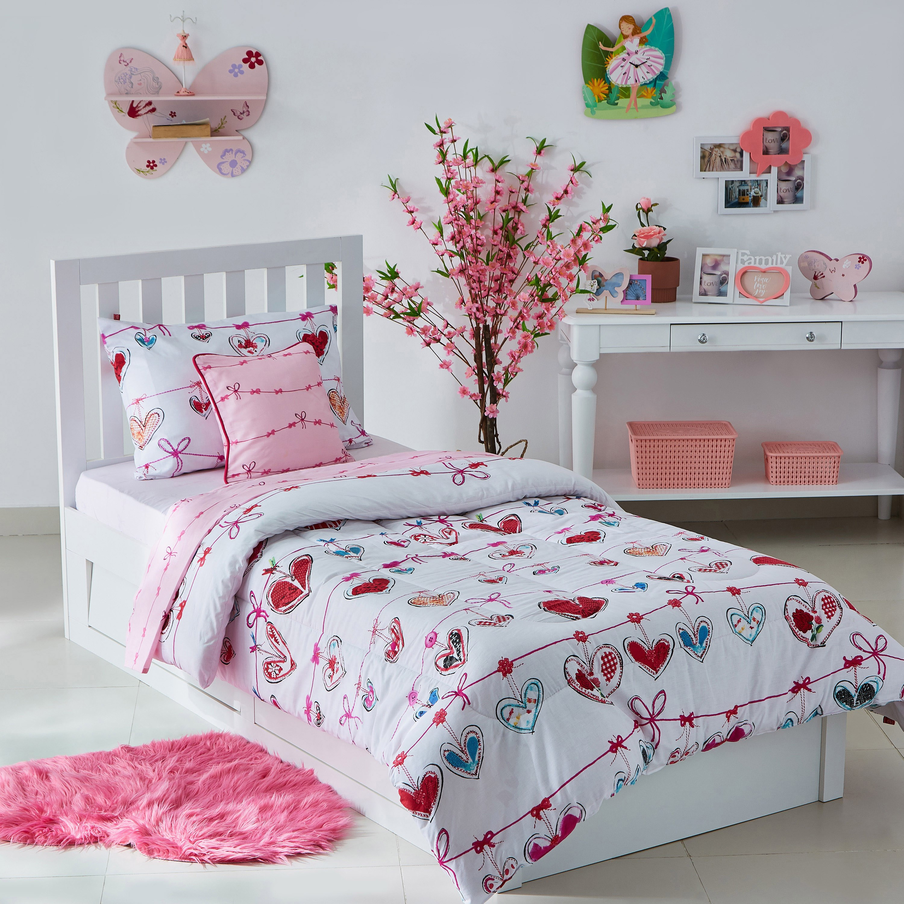 طقم لحاف مزدوج 4 قطع جارلند من إلفيش - 160x220 سم-hbxhomeware-hbxkidsandyouth-image-8