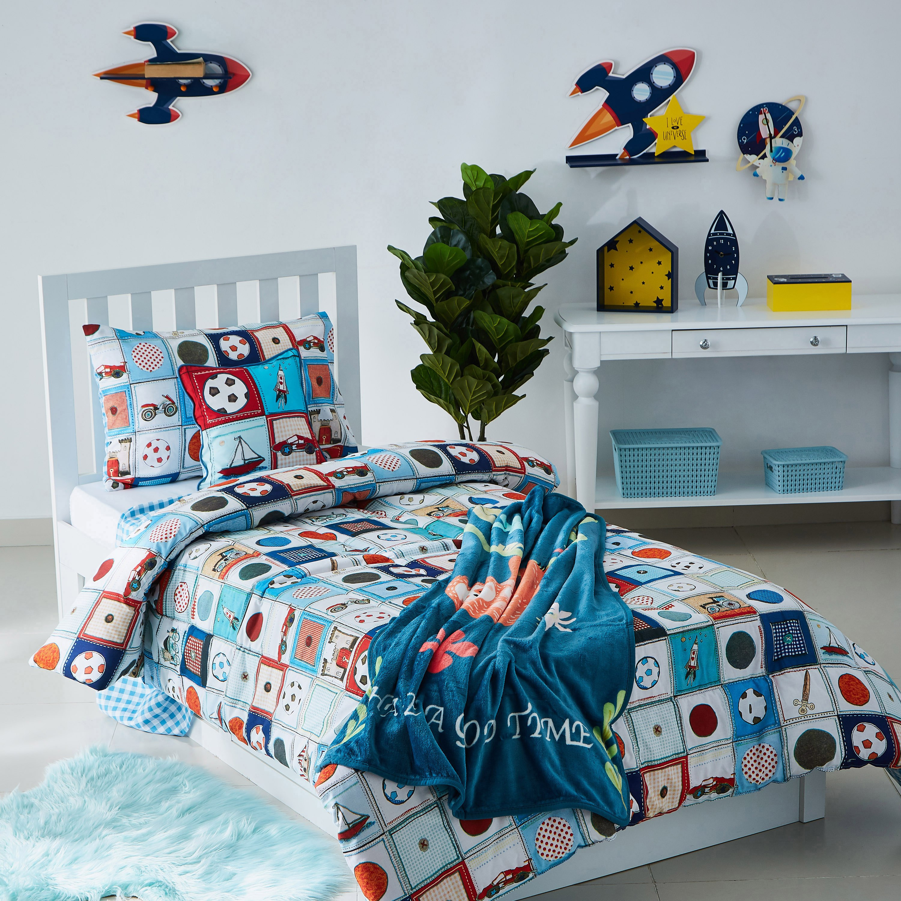 طقم لحاف مزدوج 4 قطع دريم من إلفيش - 160x220 سم-hbxhomeware-hbxkidsandyouth-image-7