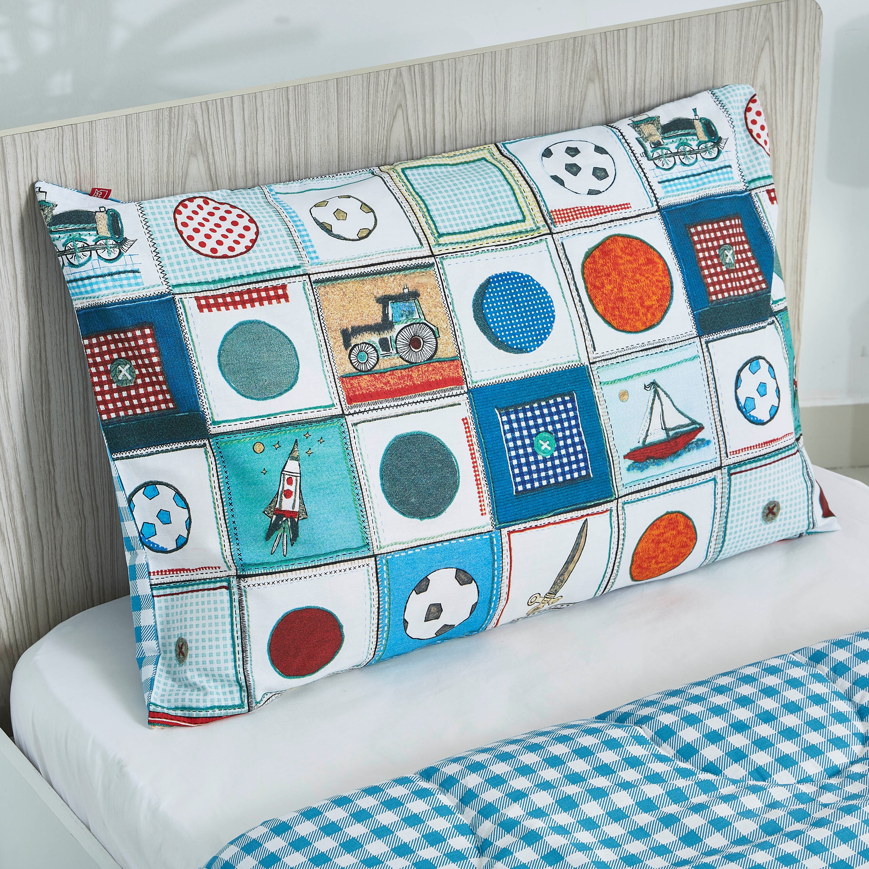 طقم لحاف فردي يستخدم على الوجهين قطعتين من إلفيش دريم - 135x220 سم-hbxhomeware-hbxkidsandyouth-image-3