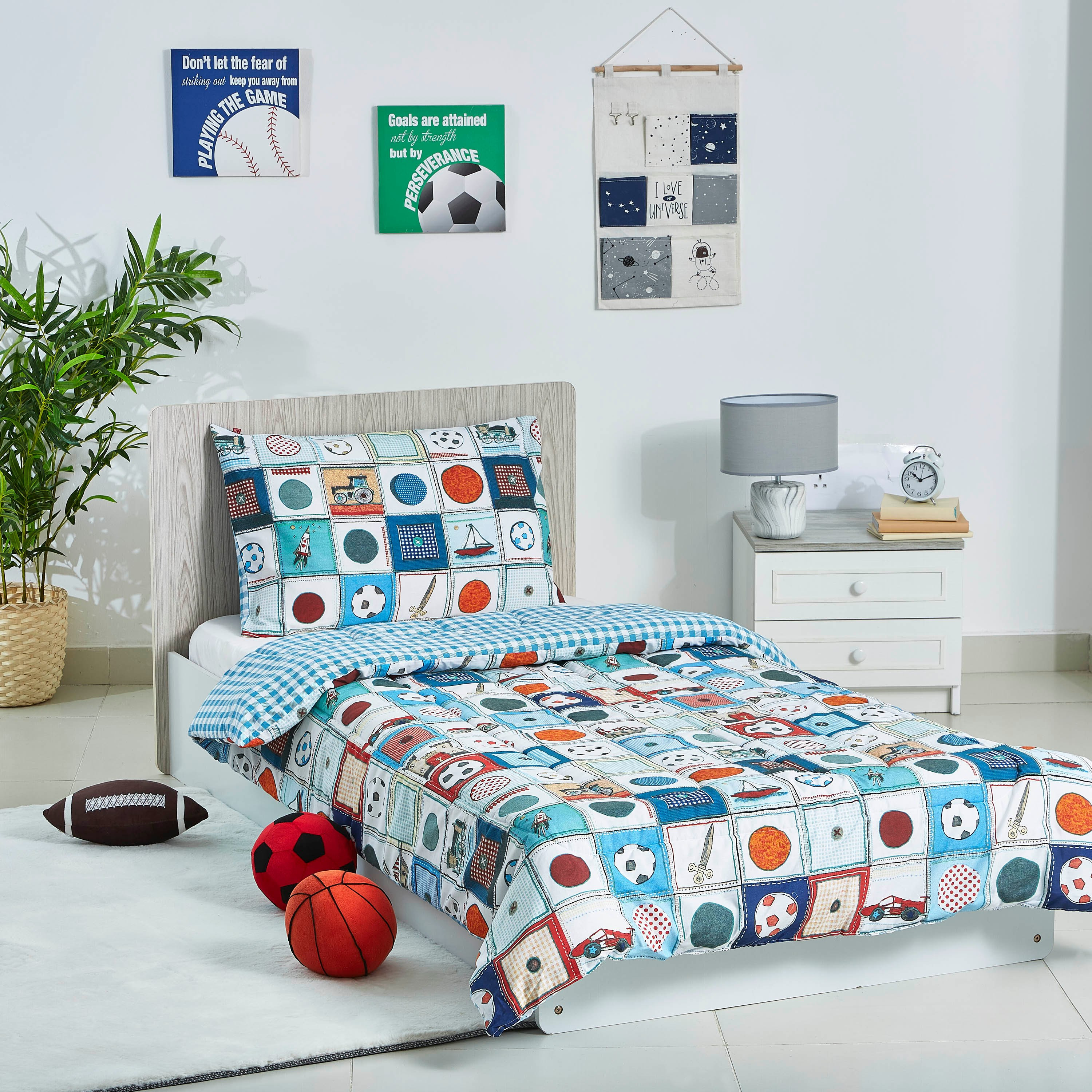 طقم لحاف فردي يستخدم على الوجهين قطعتين من إلفيش دريم - 135x220 سم-hbxhomeware-hbxkidsandyouth-image-5
