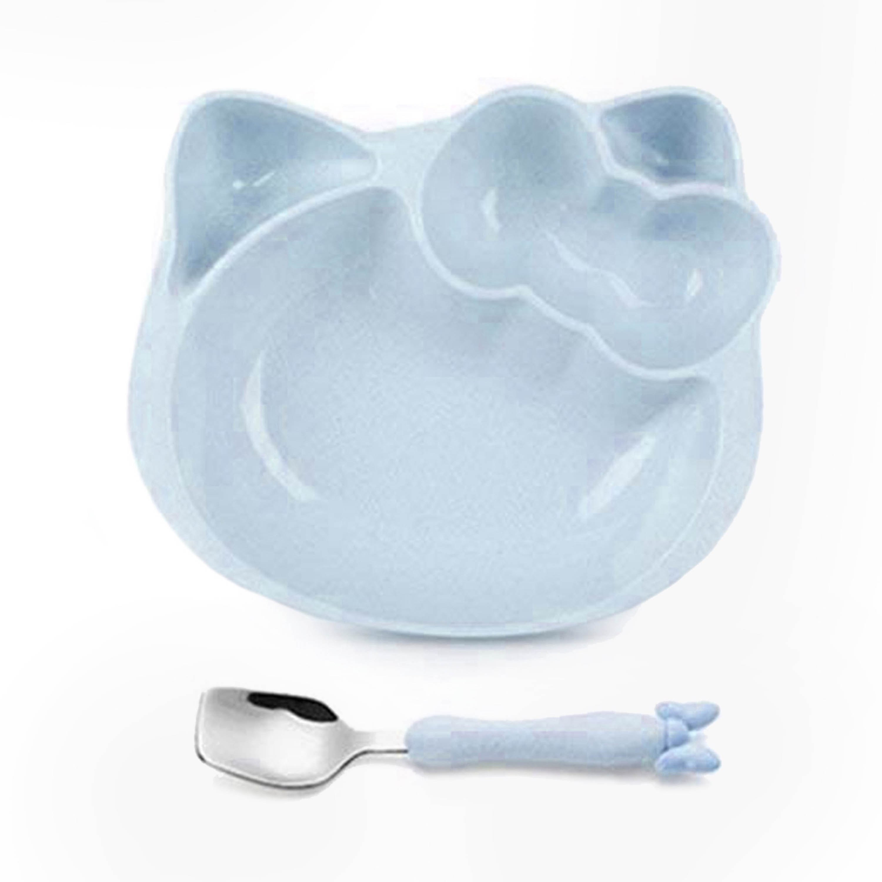 طقم صحن وملعقة من قش القمح الصديق للبيئة - قطعتين-hbxhomeware-hbxkidsandyouth-image-2