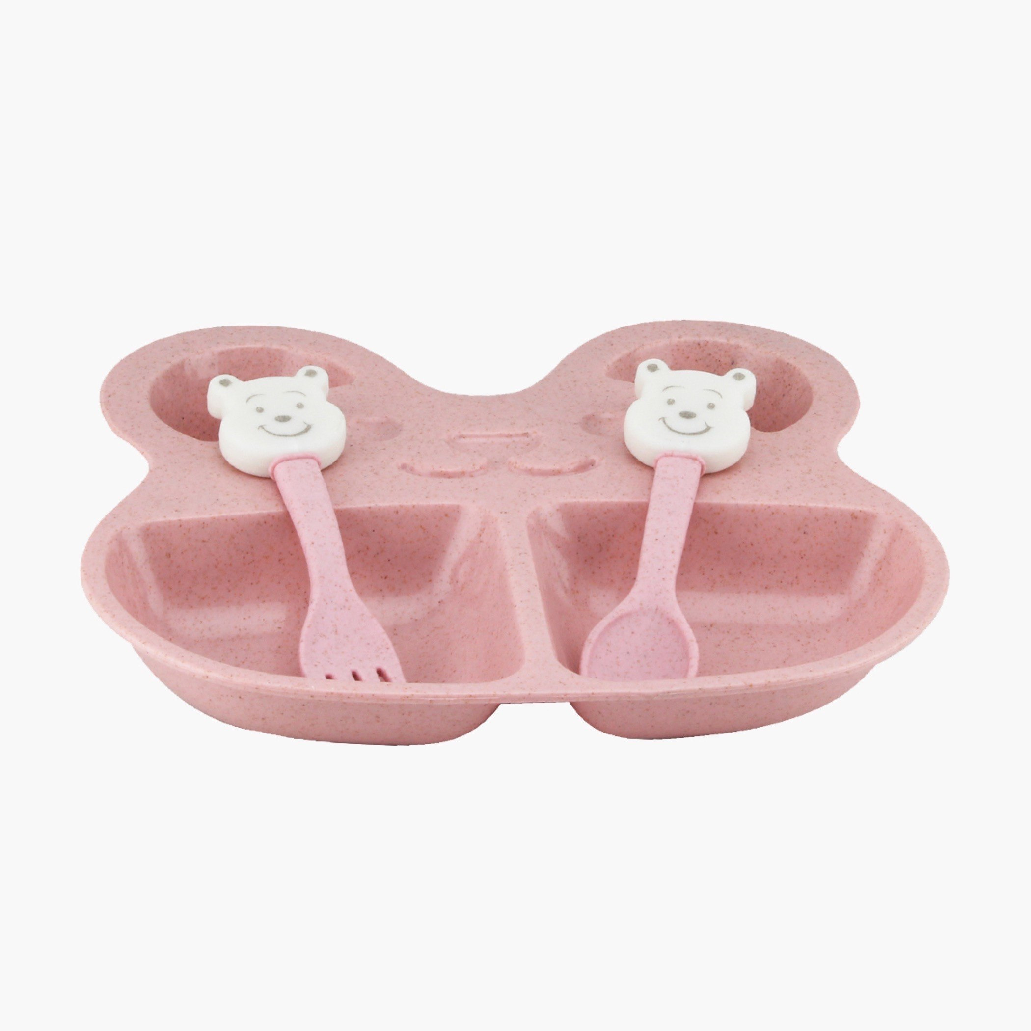 طقم صحن وشوكة وملعقة من قش القمح الصديق للبيئة - 3 قطع-hbxhomeware-hbxkidsandyouth-image-2