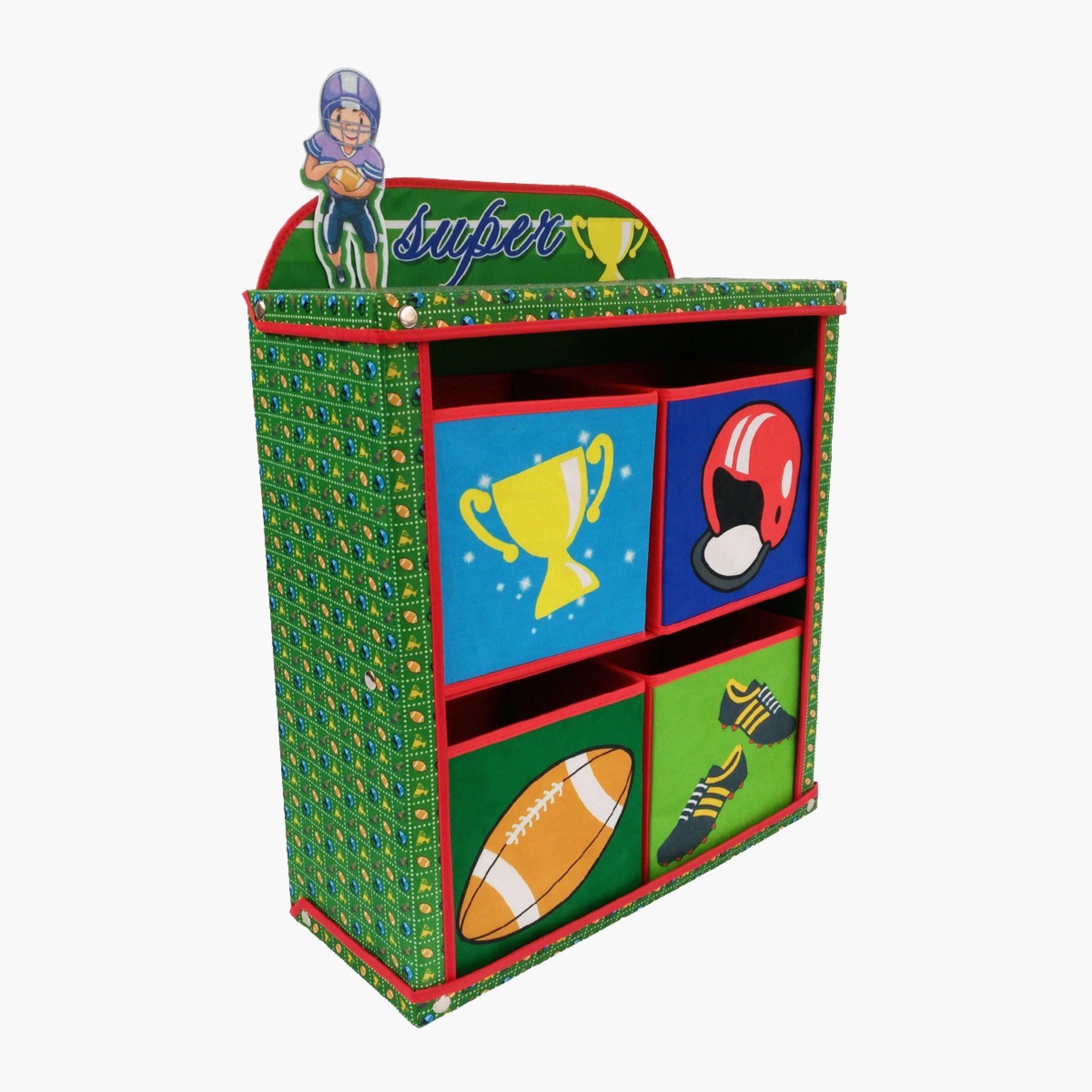 Joy Super Player Storage Box with 4 Compartments-hbxbedroom-bedroomaccessories-bedroomstorage-image-2