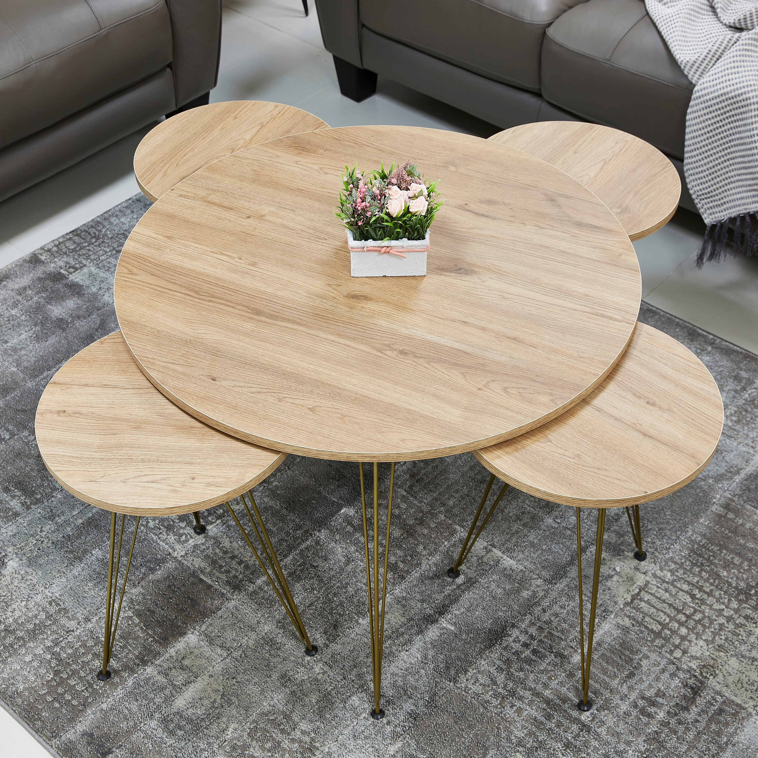 Graham 5-Piece Coffee and Nest of Tables Set-hbxlivingroom-tablesandstands-coffeetables-image-2