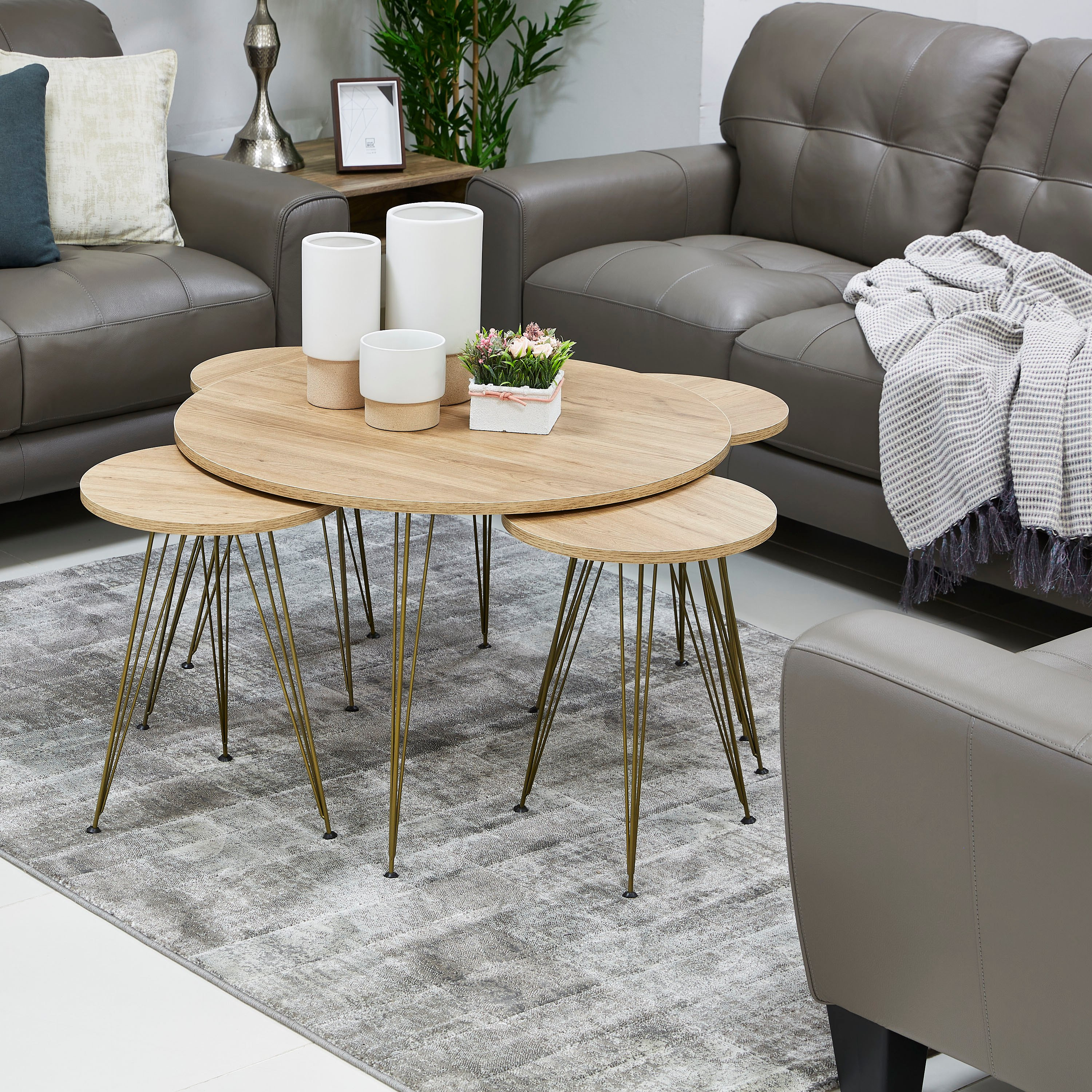 Graham 5-Piece Coffee and Nest of Tables Set-hbxlivingroom-tablesandstands-coffeetables-image-6