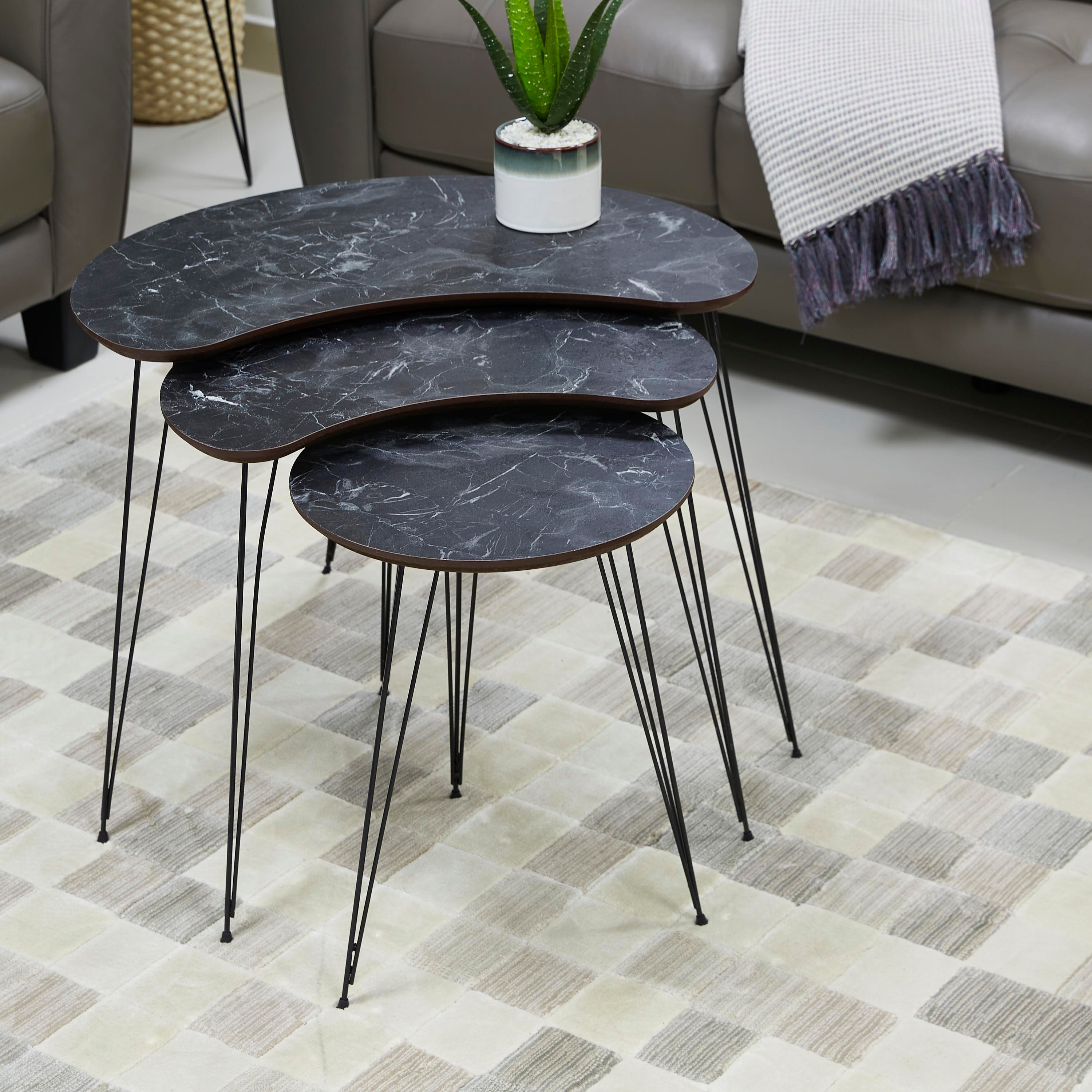 طقم طاولات متداخلة 3 قطع من بابلو-hbxfurniture-livingroom-nestingtables-image-1