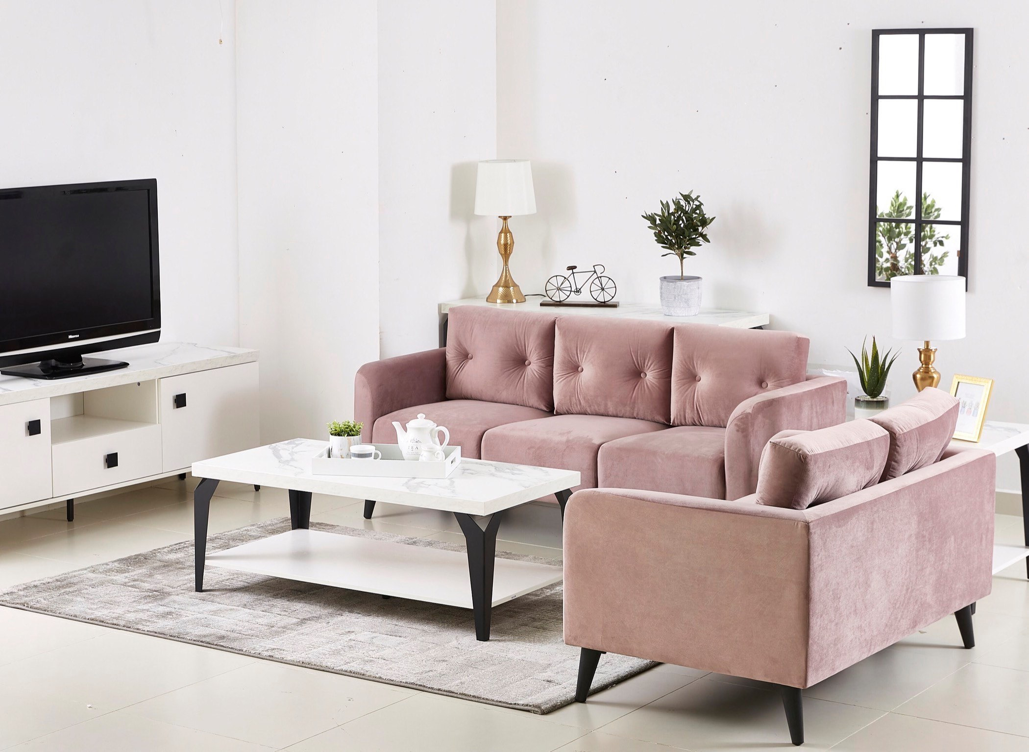 طقم كنب مخملي 3+2 مقاعد من ترافيس-hbxlivingroom-sofasandarmchairs-sofas-image-7