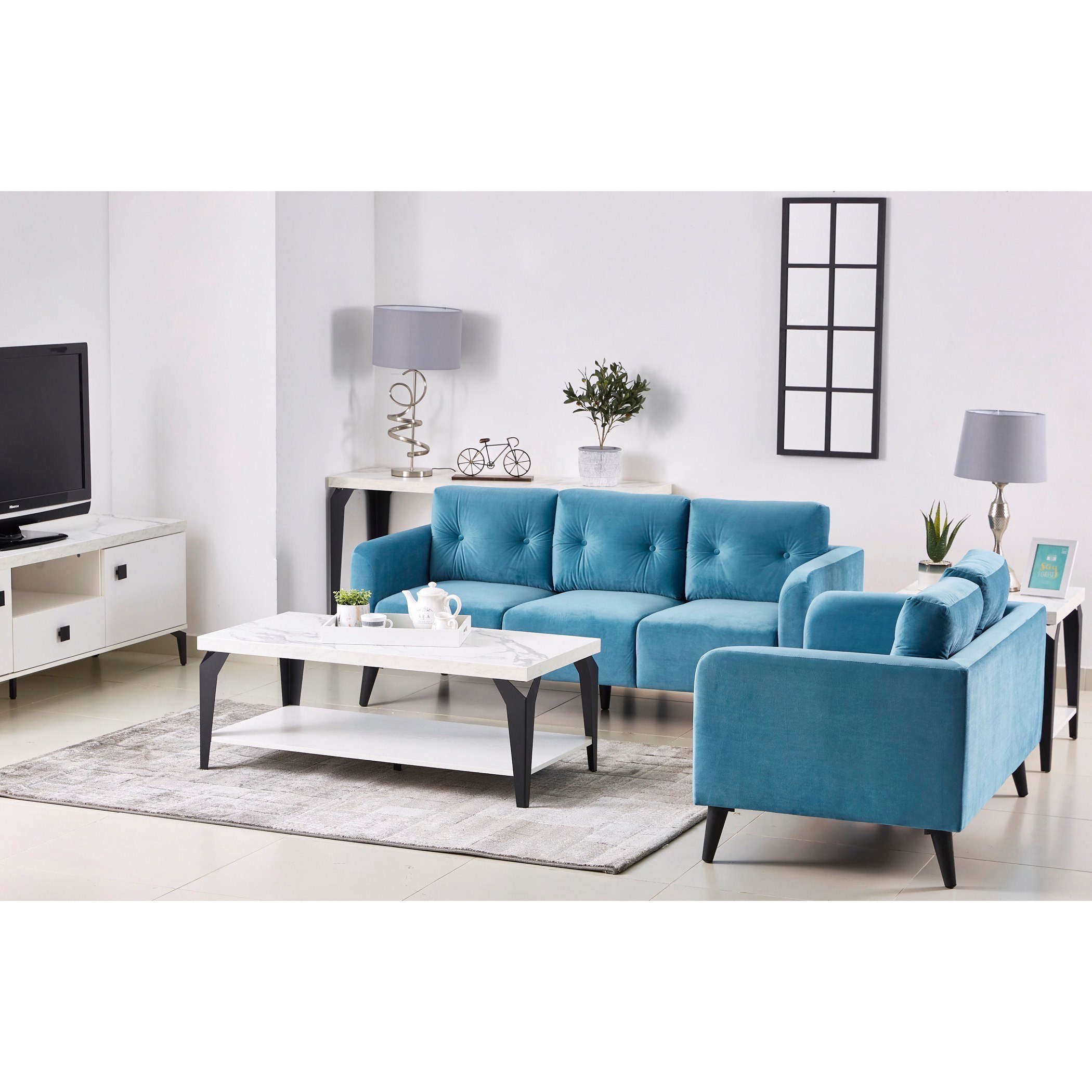 طقم كنب مخملي 3+2 مقاعد من ترافيس-hbxlivingroom-sofasandarmchairs-sofas-image-7