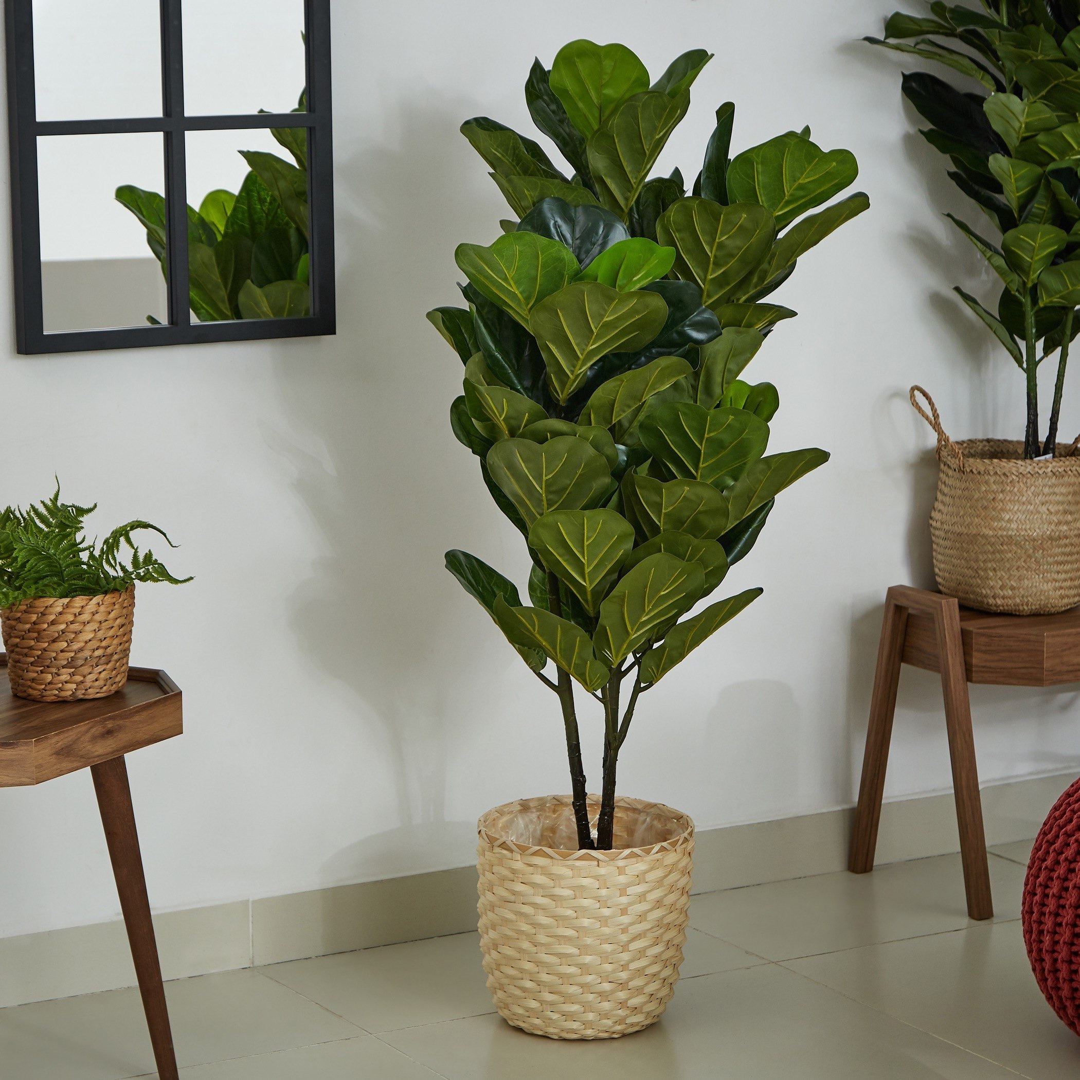 شجرة أوراق الكمان في إصيص من سيارا - 120 سم-hbxdecorandfurnishings-homeaccessories-artificialflowersandplants-image-2