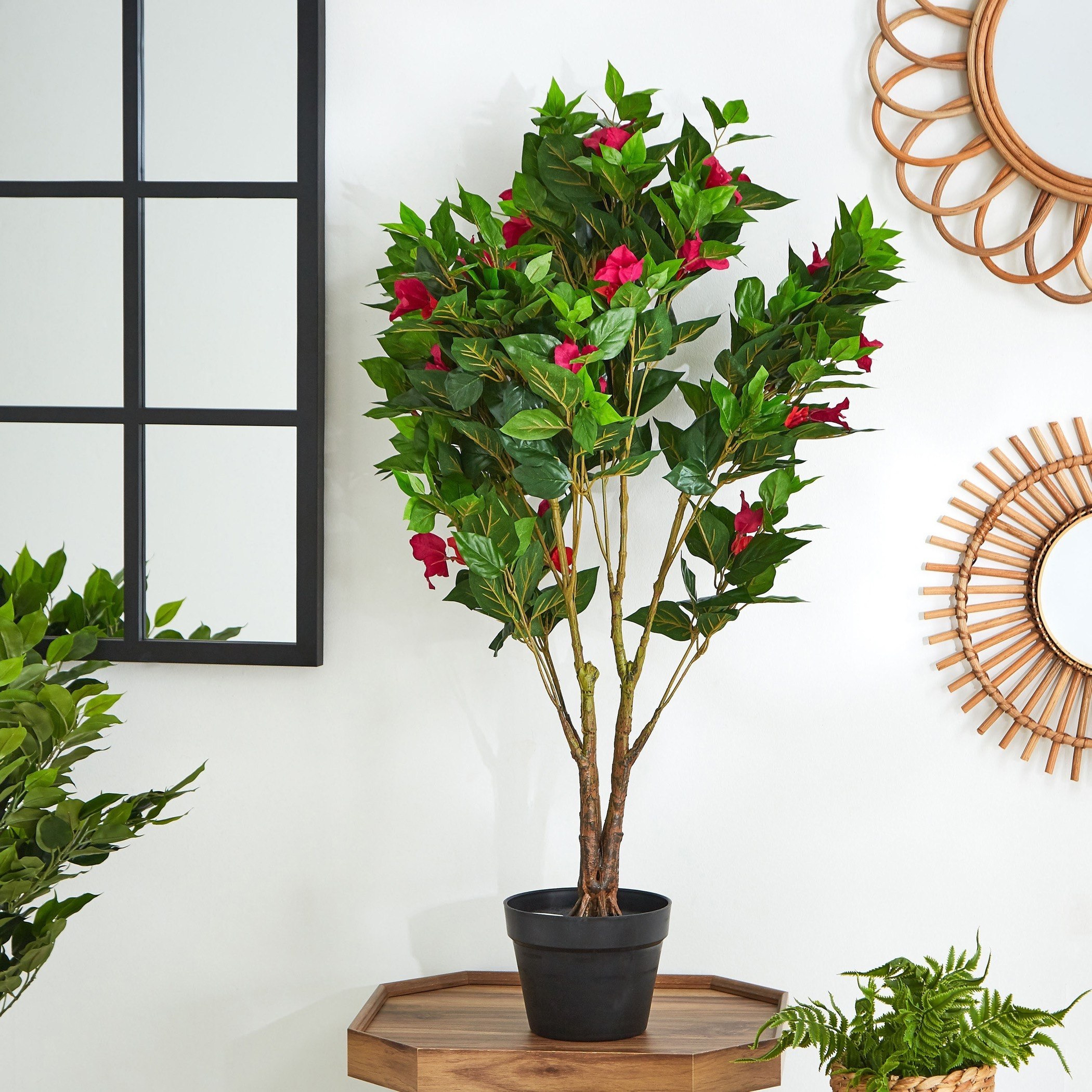 شجرة بوجينفيلايا في إصيص من سيارا - 100 سم-hbxdecorandfurnishings-homeaccessories-artificialflowersandplants-image-1