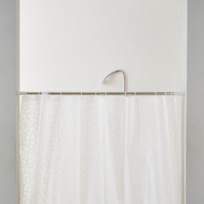 Granta Shower Curtain Pole - 104-190 cm-Curtain Rods-image-0