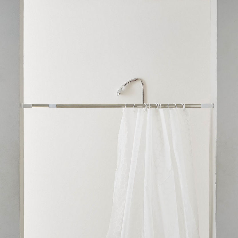 Granta Shower Curtain Pole - 104-190 cm-Curtain Rods-image-1