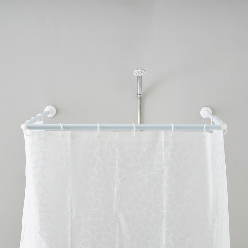 Granta Shower Curtain Pole - 80 cm-Curtain Rods-image-0