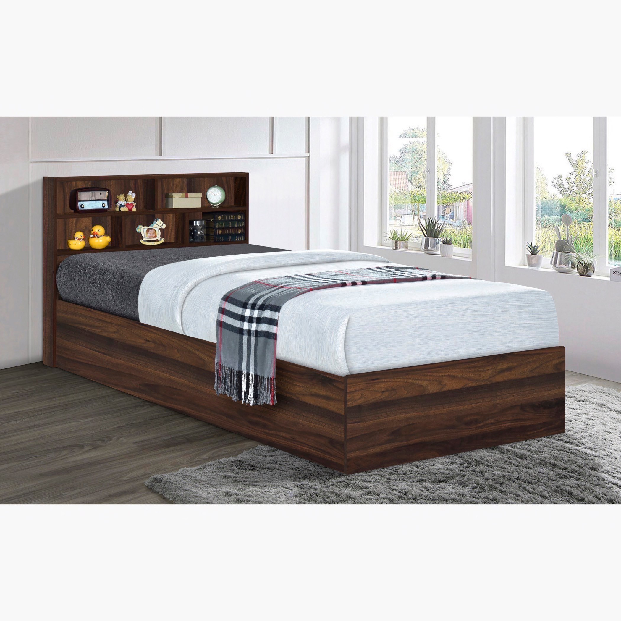 Single bed shop wooden headboards