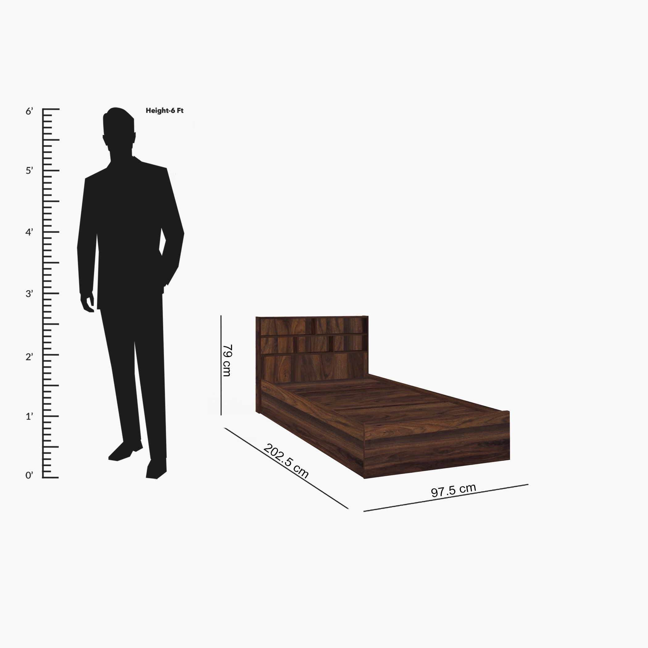 سرير فردي مع لوح رأسي بمساحة تخزين - كولتورب أجاتا من موڤو - 90x190 سم-hbxfurniture-bedsandbedsets-beds-single-image-6