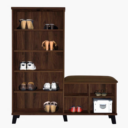 Montoya Shoe Cabinet with PVC Seating for up to 23 Pairs
