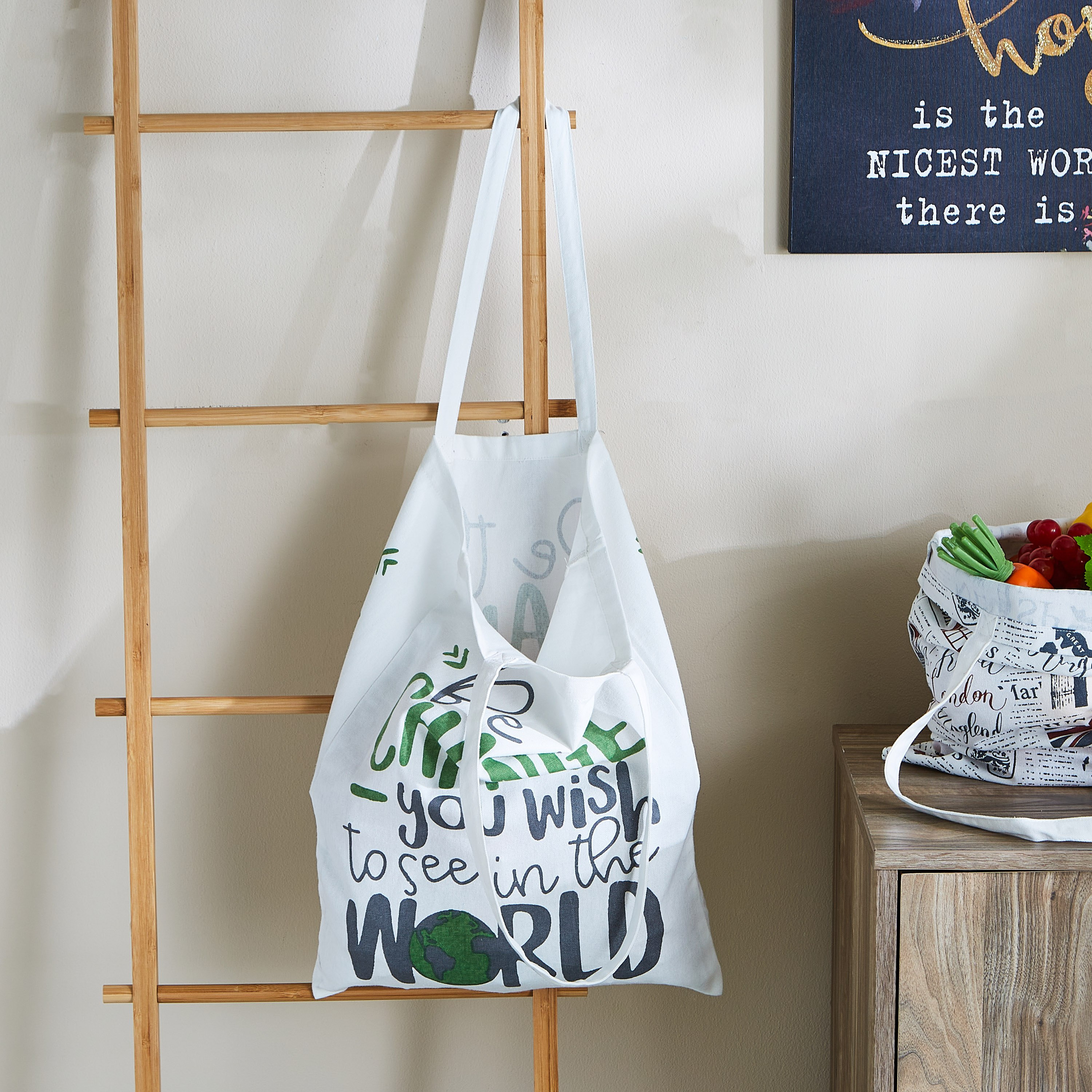 شنطة توتي قطنية بطبعات-hbxdecorandfurnishings-travelaccessories-bagsandbackpacks-image-2