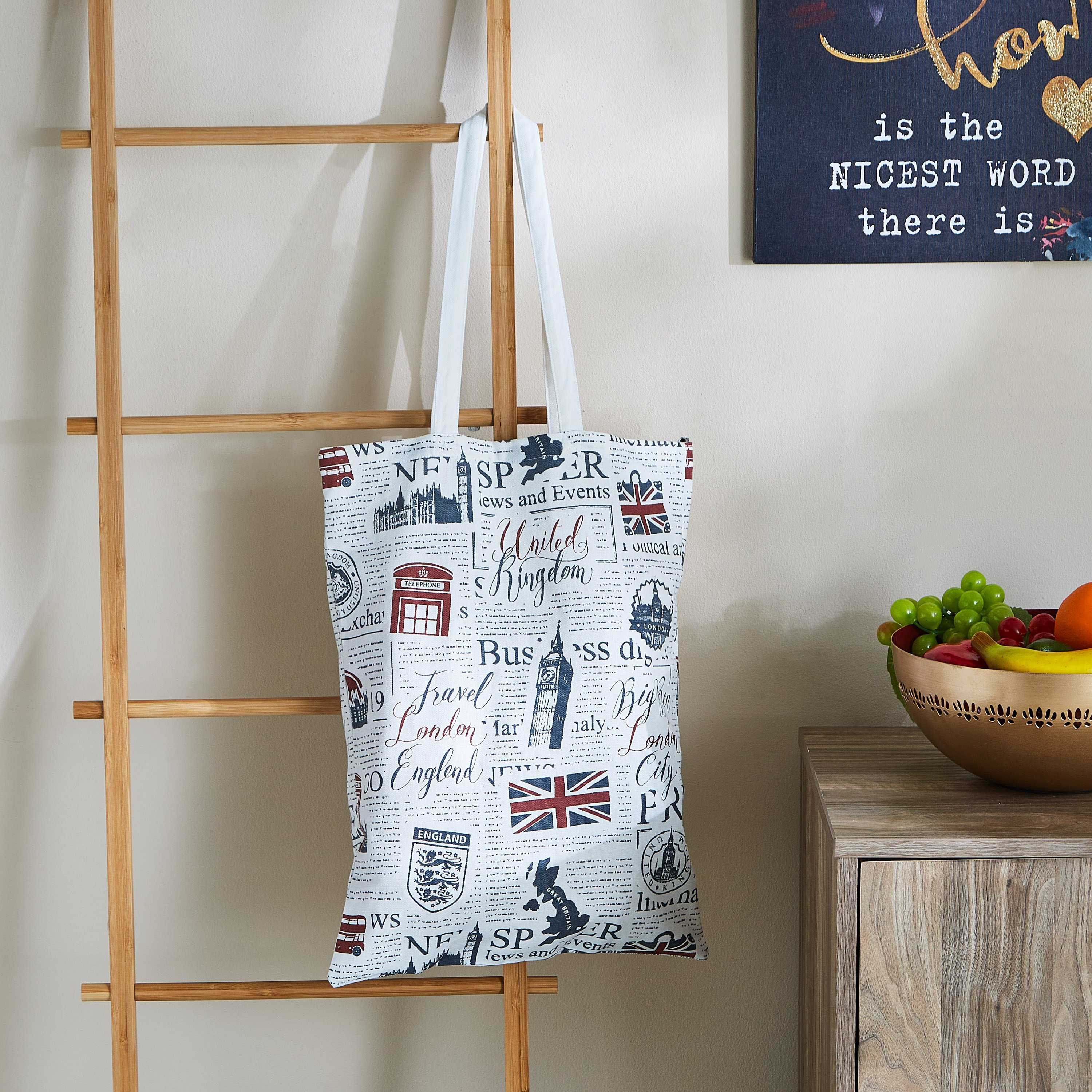 CTHY GRAPHIC BIG NEWSPAPER BAG - トートバッグ