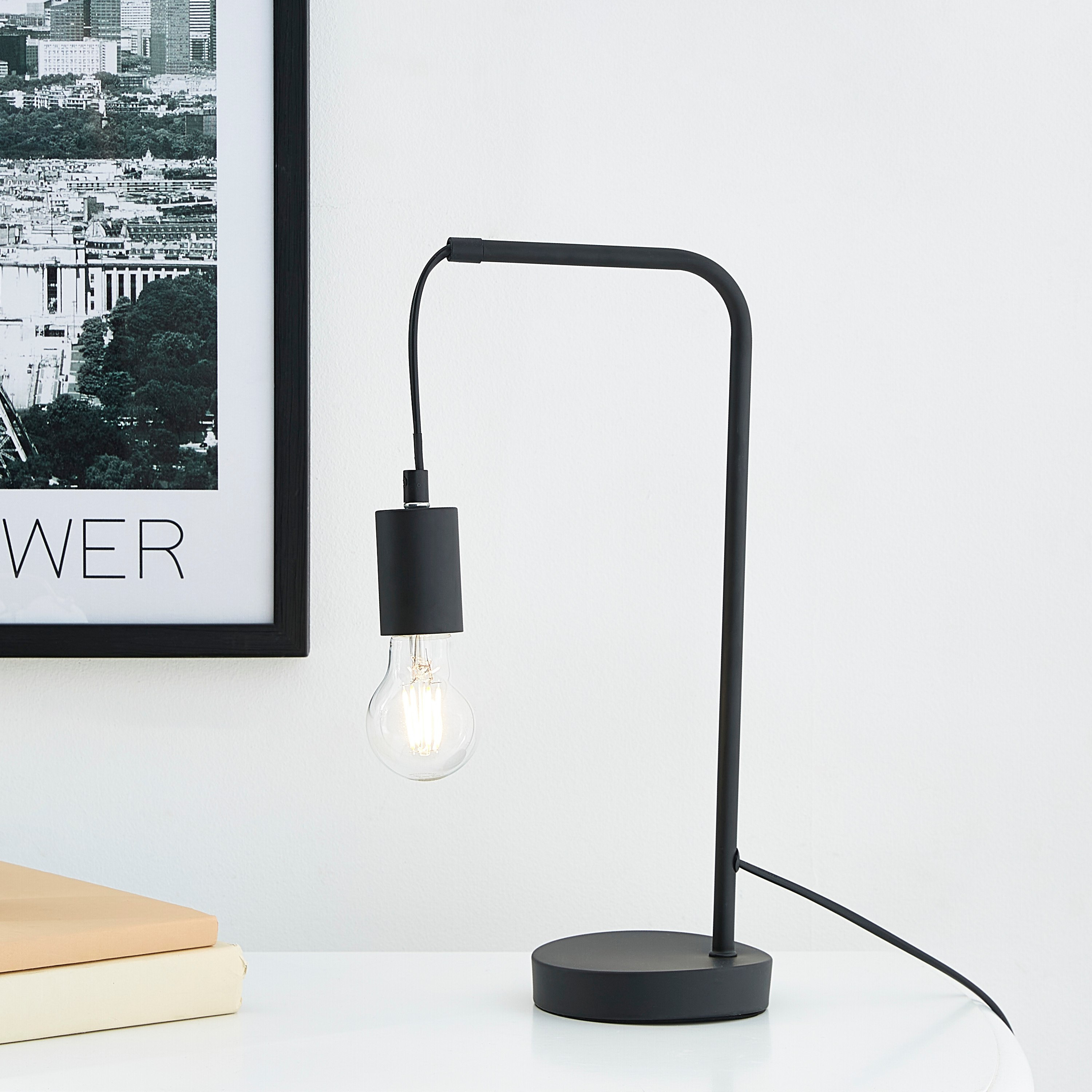 Harper Metal Wire Table Lamp-hbxlivingroom-lighting-tablelamps-image-1