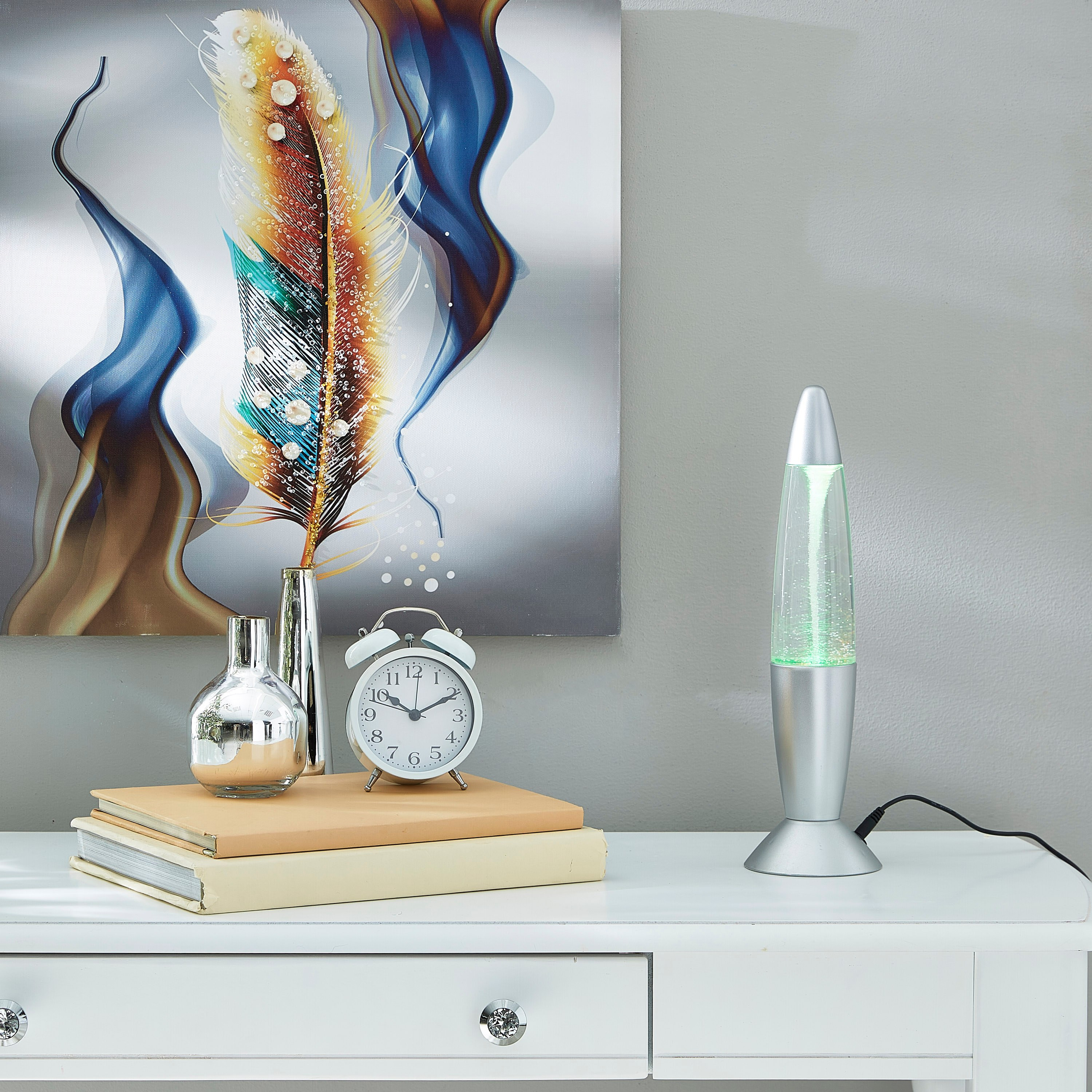 مصباح لافا زجاجي بي بي أل إي دي 36 سم - هاربر-hbxlivingroom-lighting-tablelamps-image-7