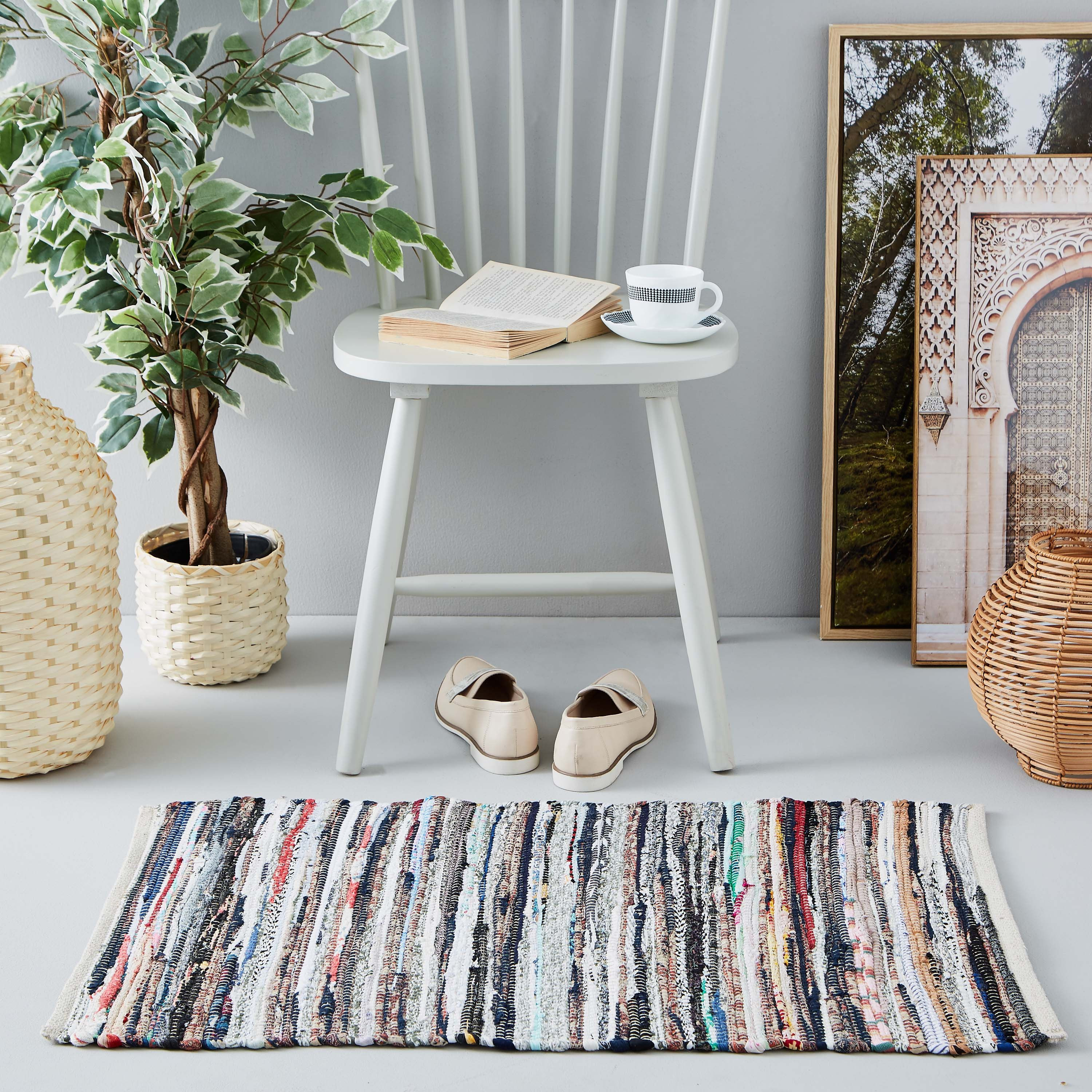 Axis Recycled Cotton Dhurrie - 50x80 cm-hbxdecorandfurnishings-floorcoverings-rugs-image-4