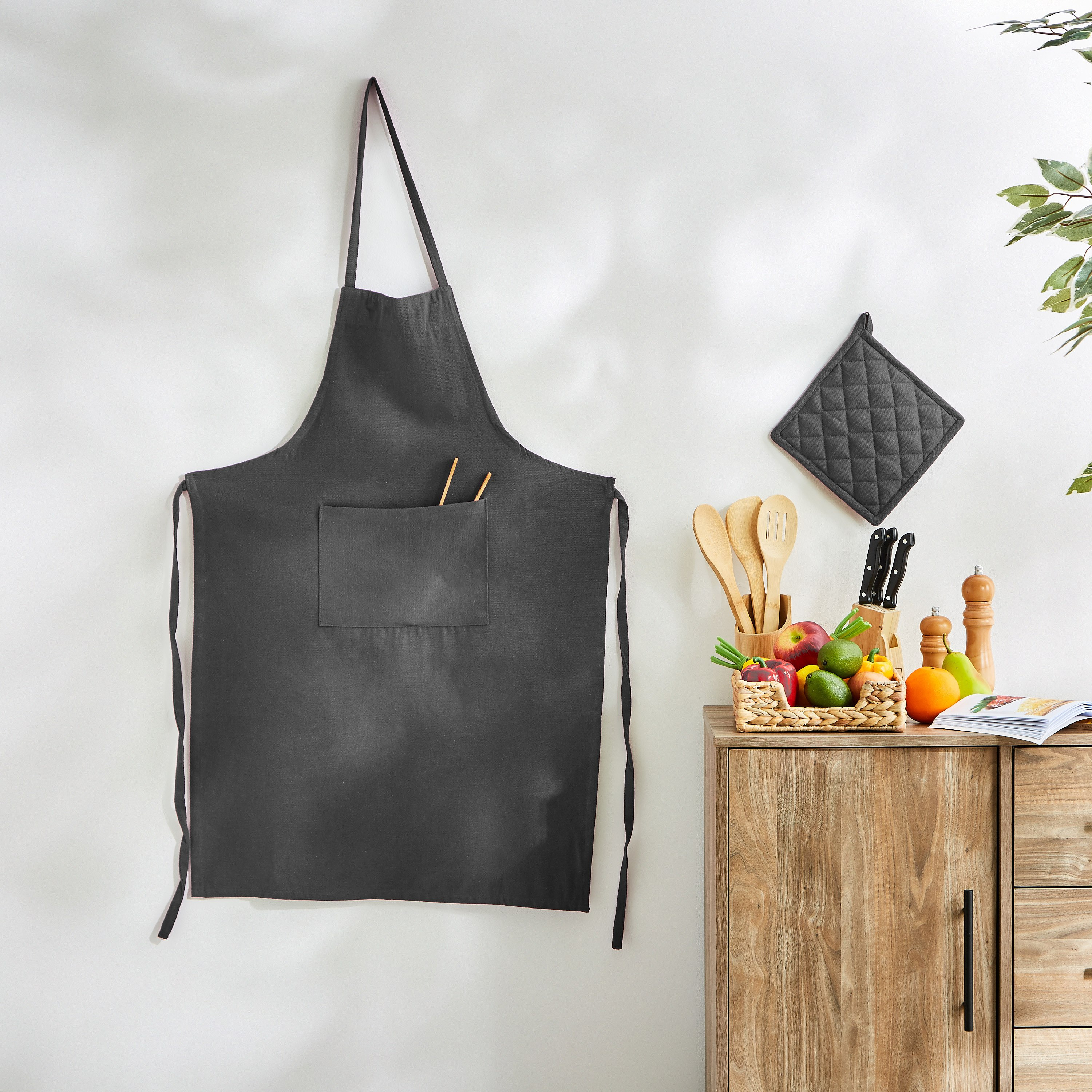 مريلة قطن سادة من يوني-hbxhomeware-kitchenware-kitchenlinens-image-3