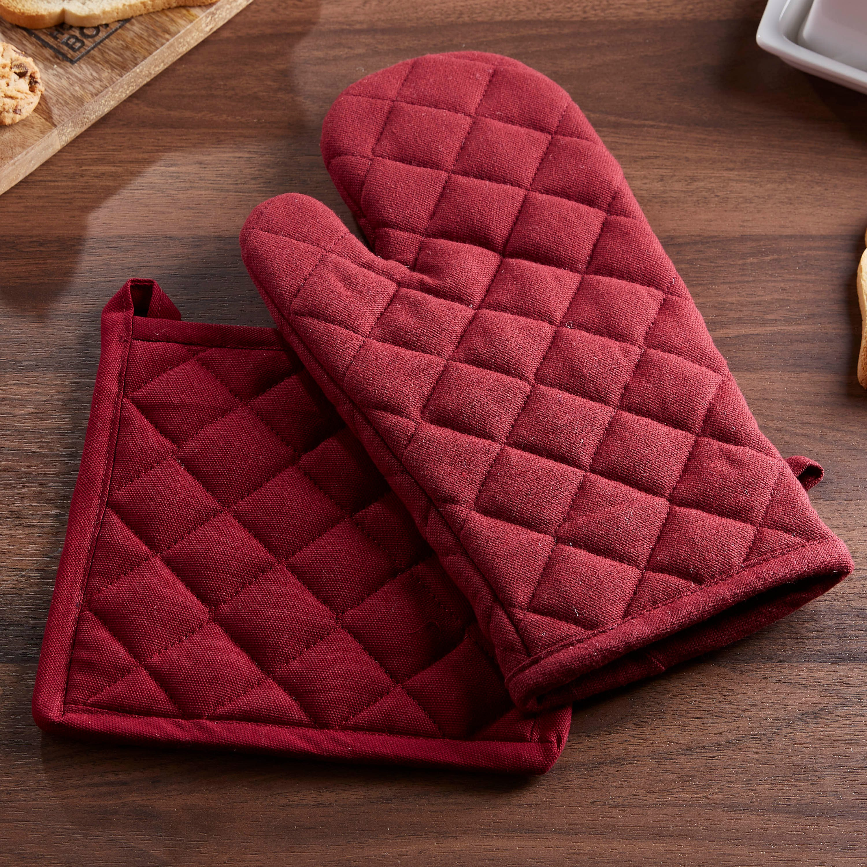 قفاز فرن قطني سادة من يوني - 17x33 سم-hbxhomeware-kitchenware-kitchenlinens-image-3