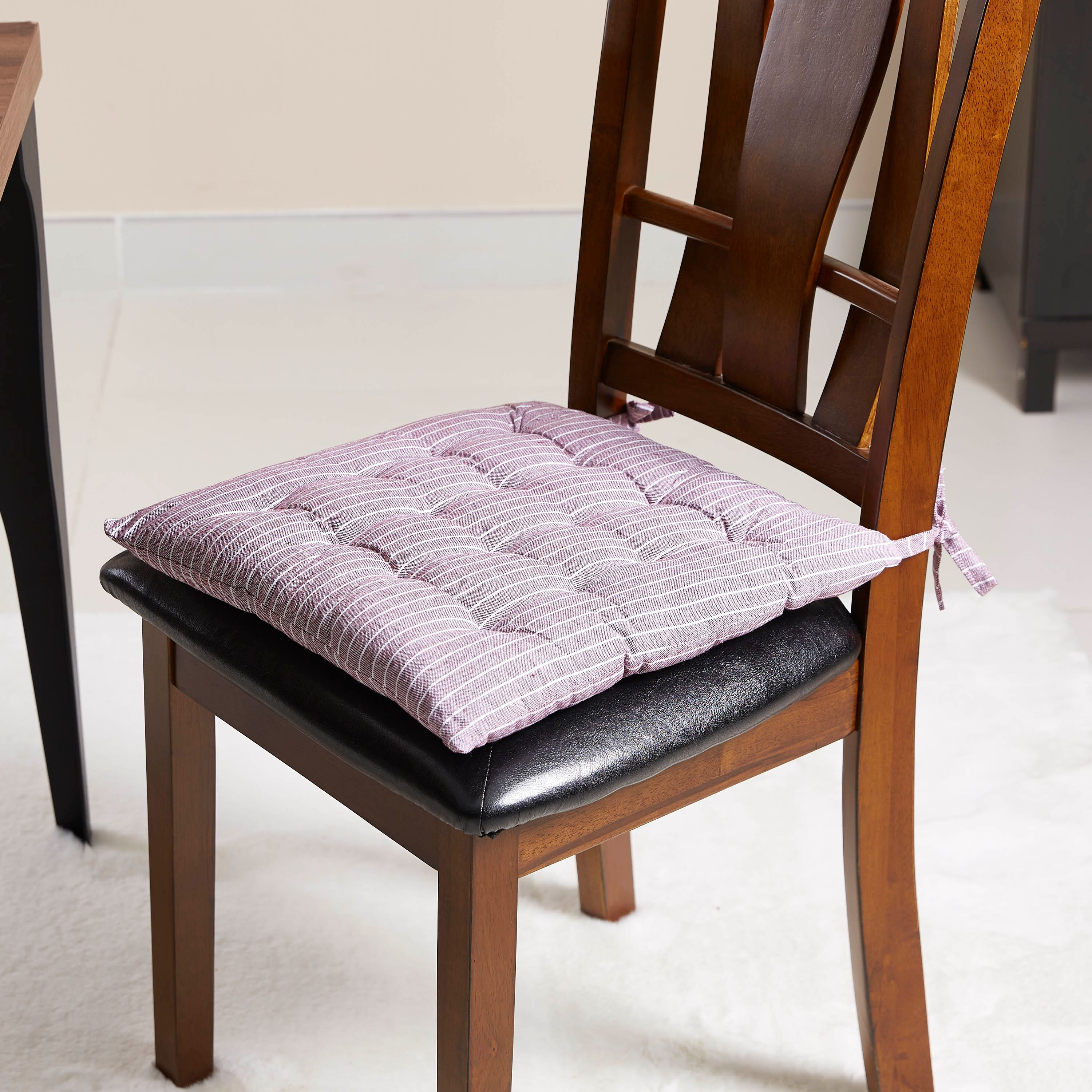 Matrix Solid Cotton Chair Pad - 40x40 cm-PROMO_HB_AE_B1G1_250925-image-1