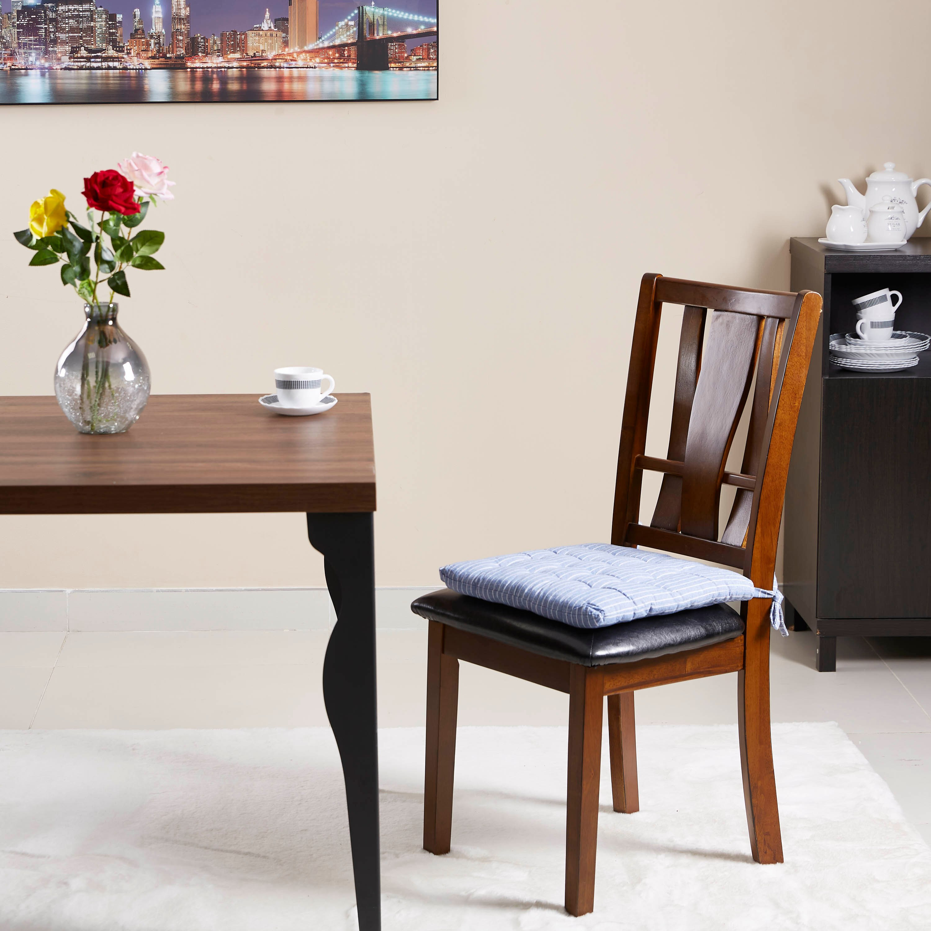 Matrix Solid Cotton Chair Pad - 40x40 cm-PROMO_HB_AE_B1G1_250925-image-4