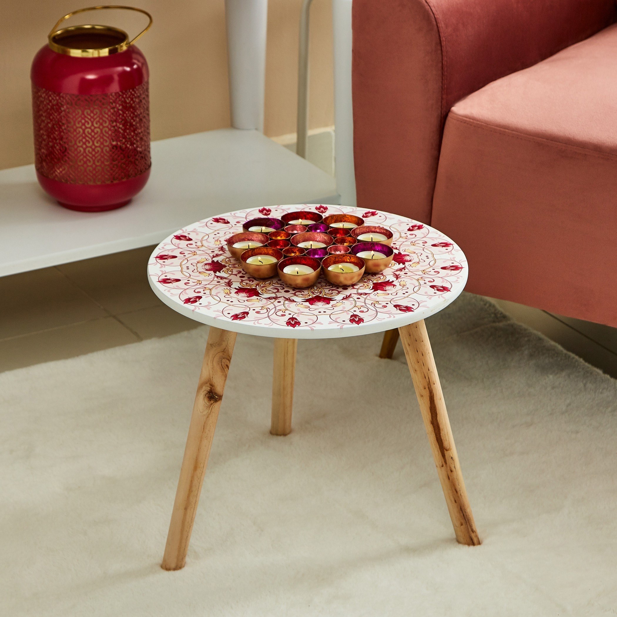 حامل شموع صغيرة معدني على شكل زهرة للطاولة والحائط من زوها-hbxlivingroom-decorandaccessories-candleholders-image-3