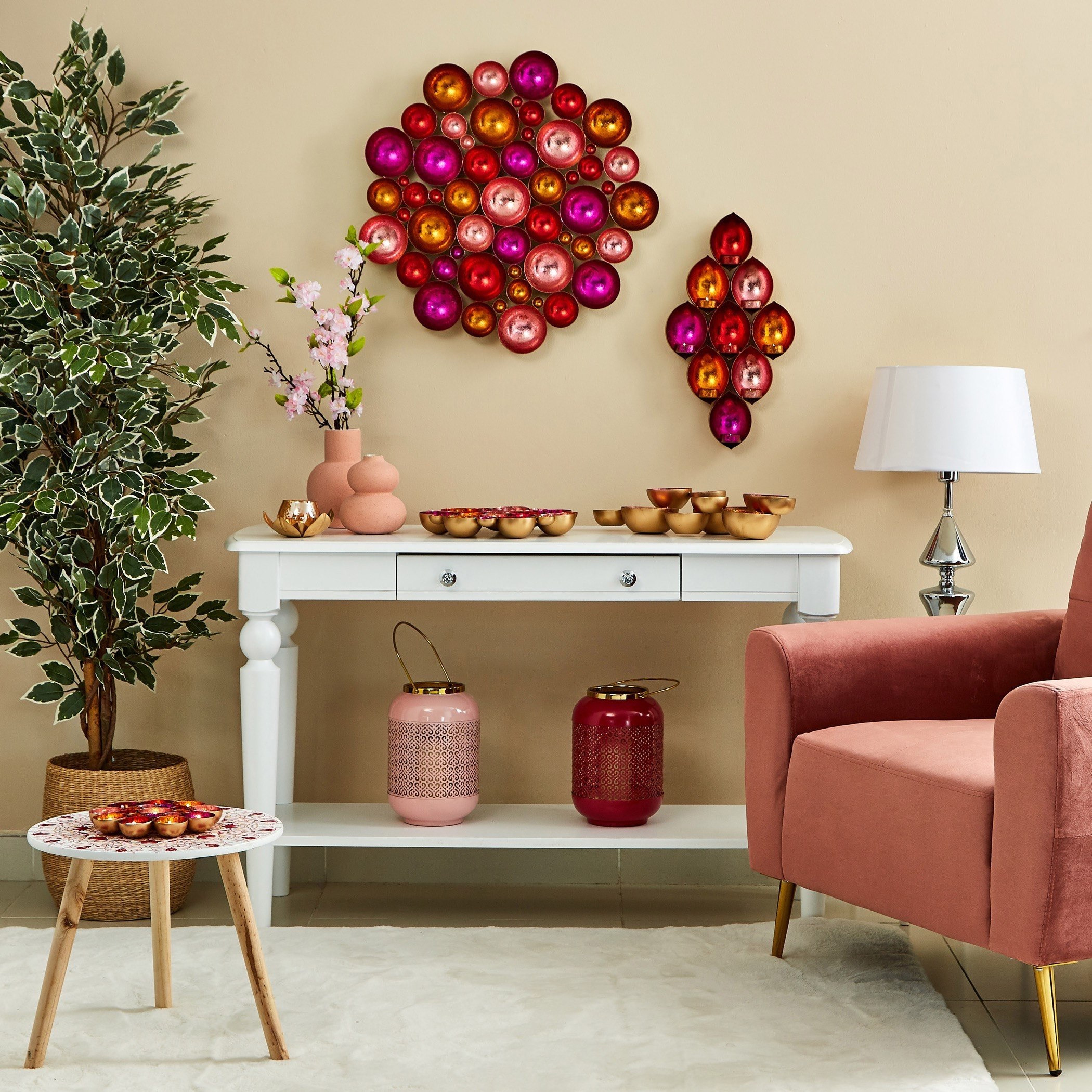 حامل شموع طاولة معدني 3 دي من زوها-hbxlivingroom-decorandaccessories-candleholders-image-6