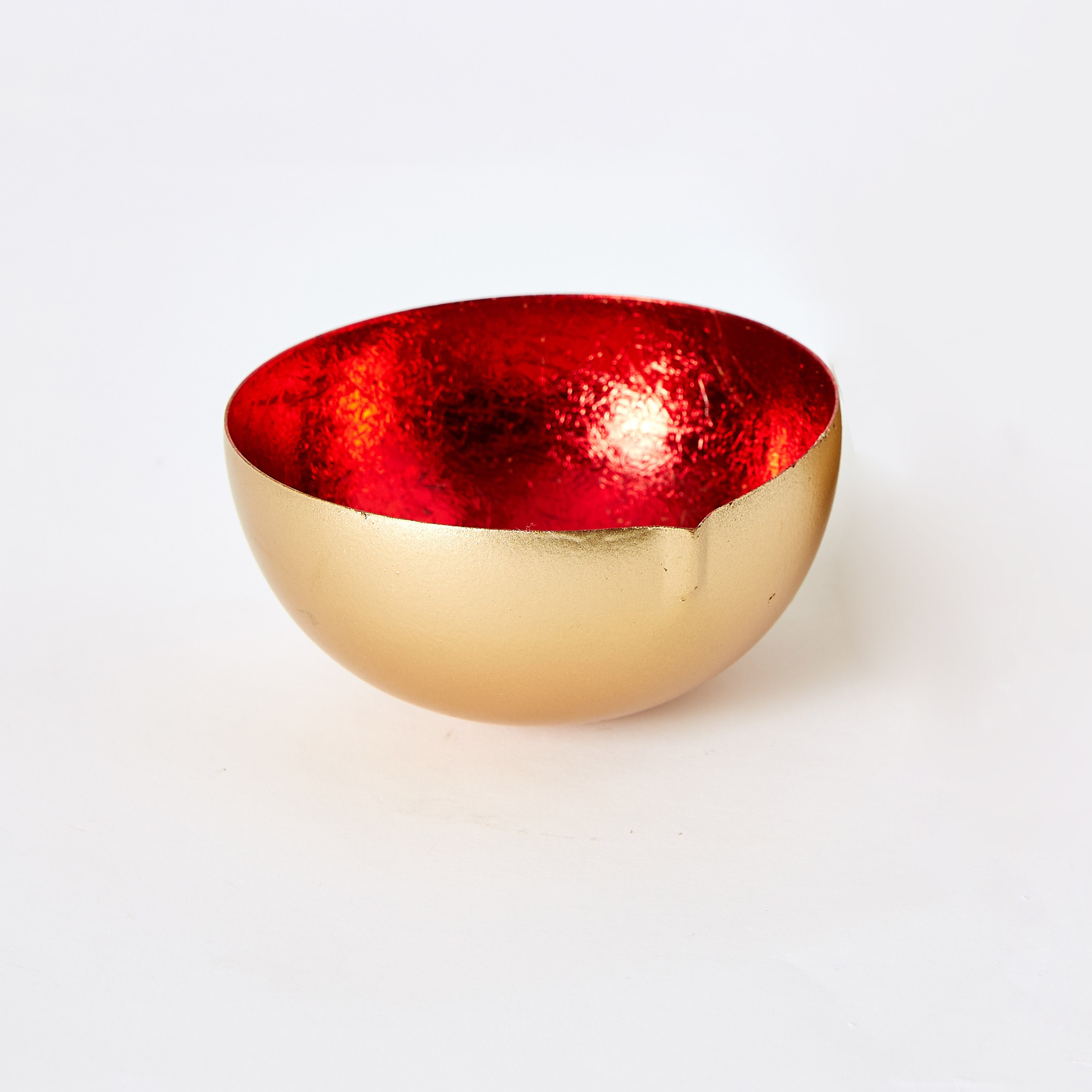 حامل شموع معدني ذهبي من زوها - 10 × 10 × 5 سم-hbxlivingroom-decorandaccessories-candleholders-image-5