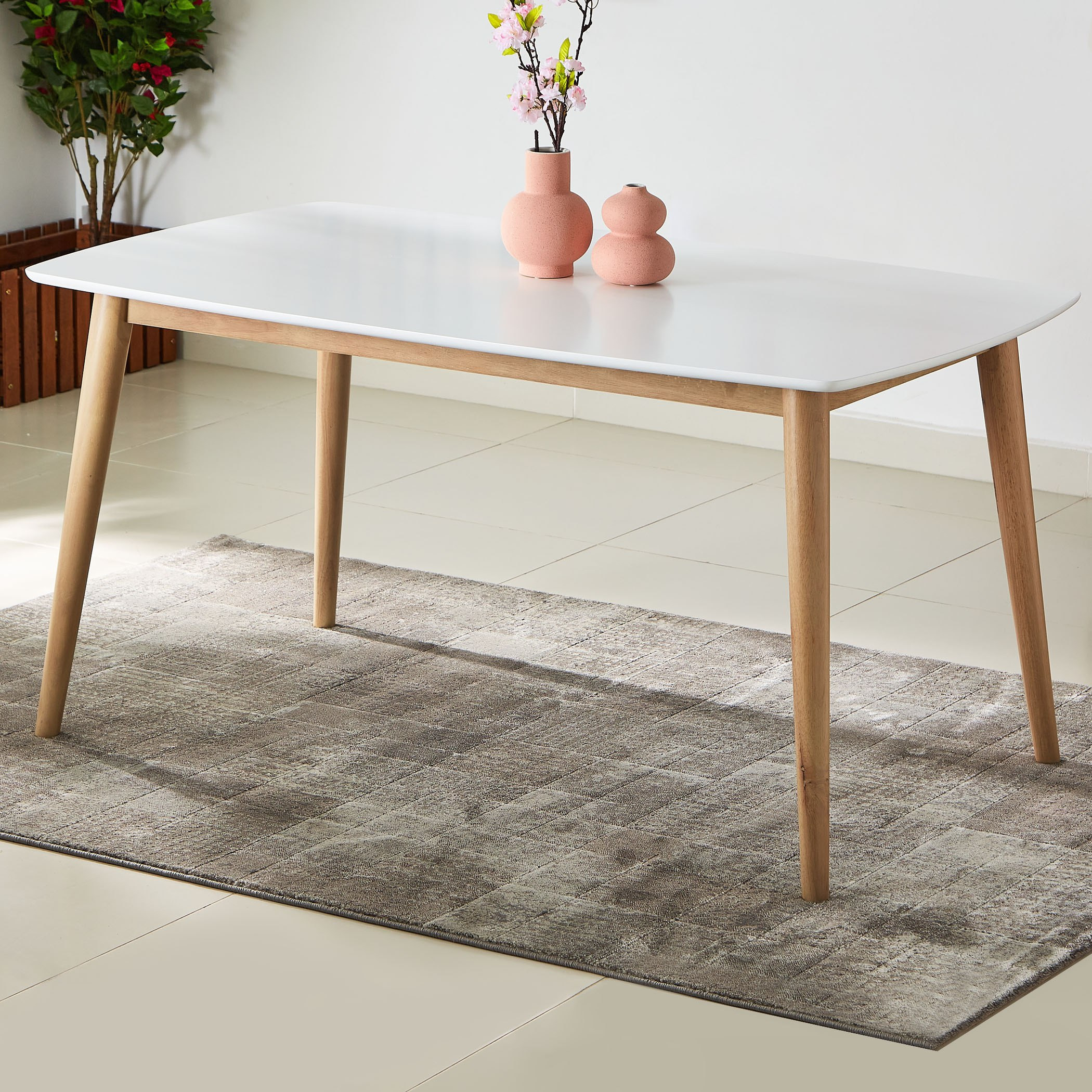 Sweden 6-Seater Dining Table-hbxdiningroom-diningtablesandsets-diningtables-sixseater-image-1
