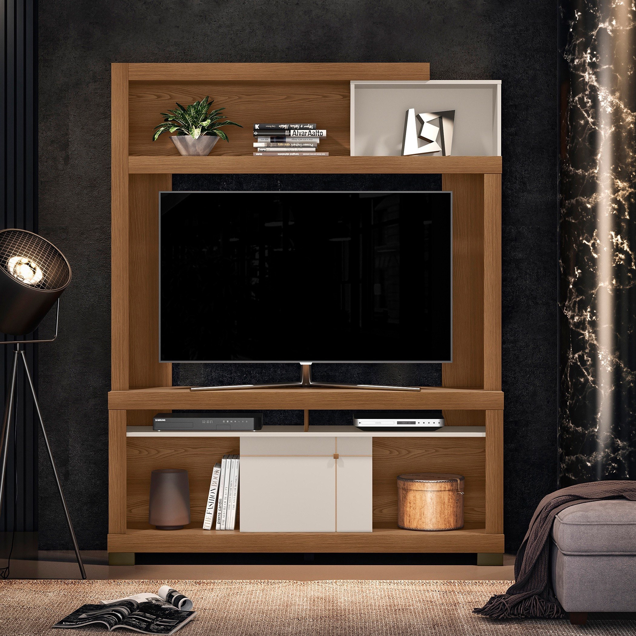 وحدة حائط للأجهزة حتى 50 بوصة من لاجونا-hbxlivingroom-mediaunitsandstorage-wallunits-image-1