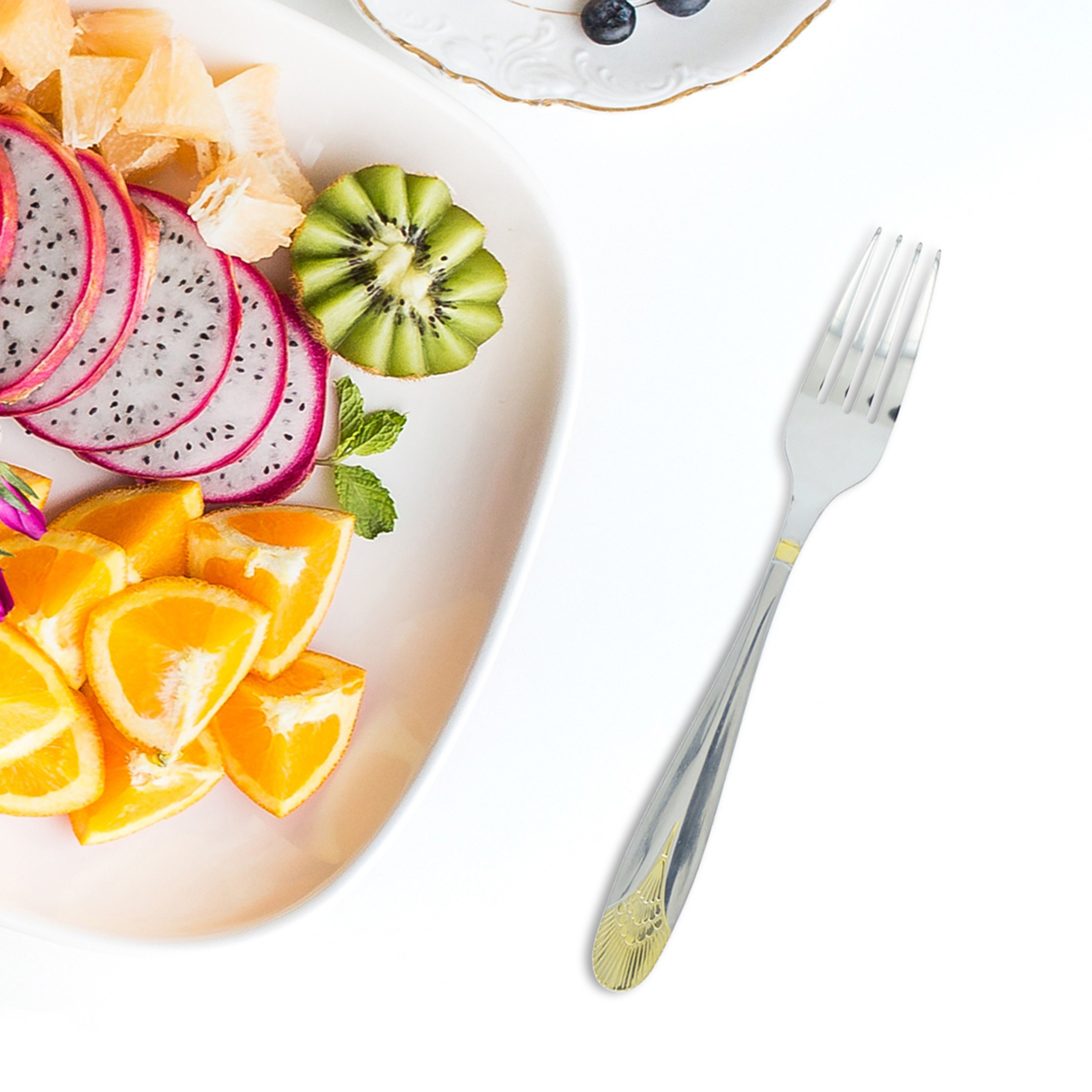 شوكة تحلية ستانليس ستيل من كراون - طقم من 6 قطع-hbxhomeware-hbxkitchen-image-1