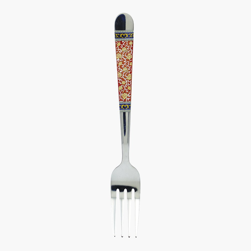 شوك تحلية ستانليس ستيل حمراء من ريد ديكور - طقم من 6 قطع-hbxhomeware-hbxkitchen-image-3