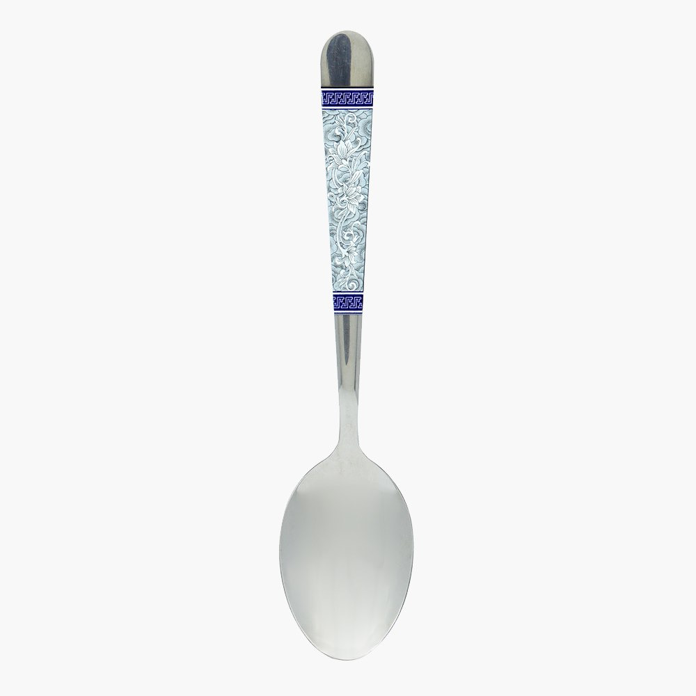ملاعق تحلية ستانليس ستيل زرقاء من بلو لاين - طقم من 6 قطع-hbxhomeware-hbxkitchen-image-3