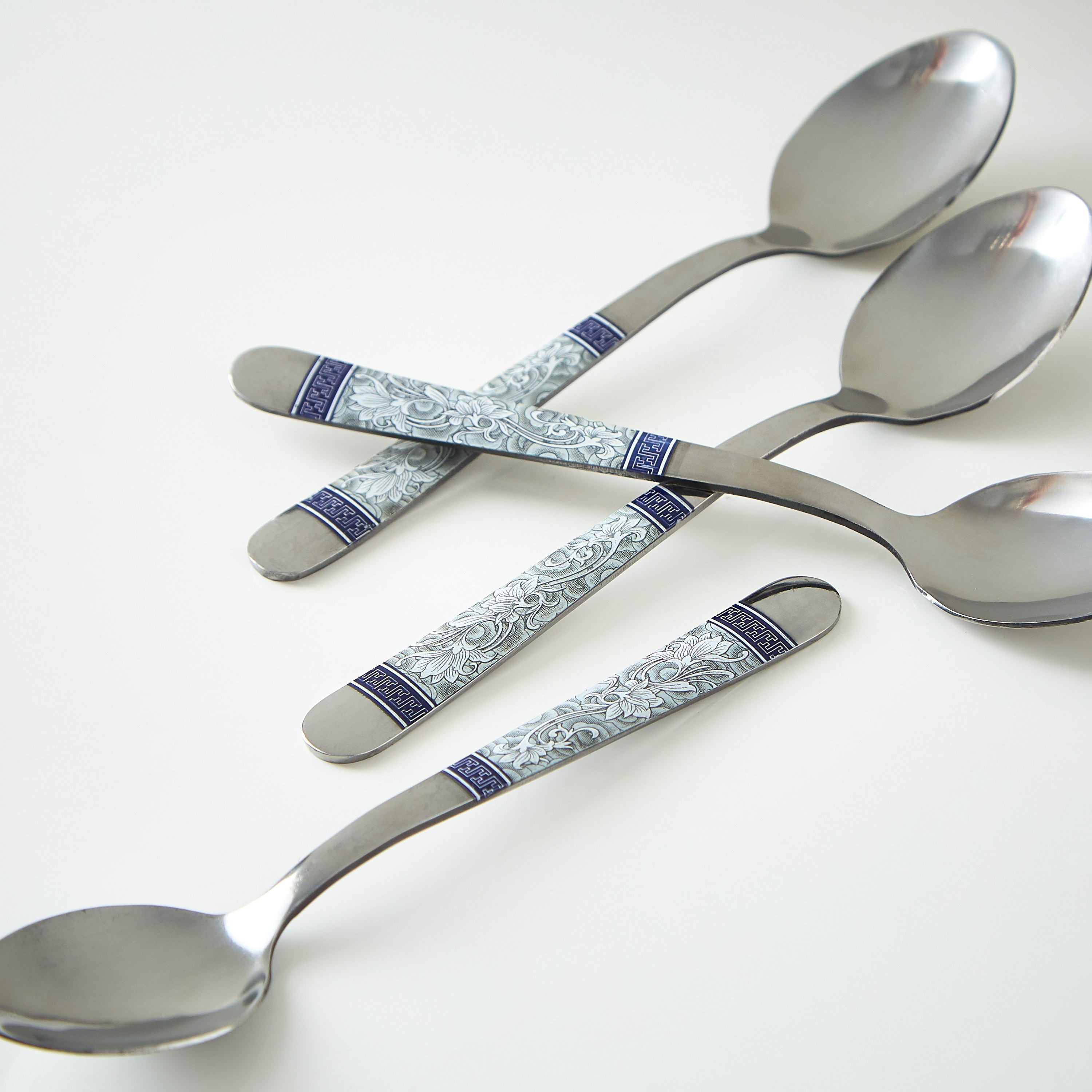 Blue Line Stainless Steel Teaspoon - Set of 6-hbxhomeware-hbxkitchen-image-2