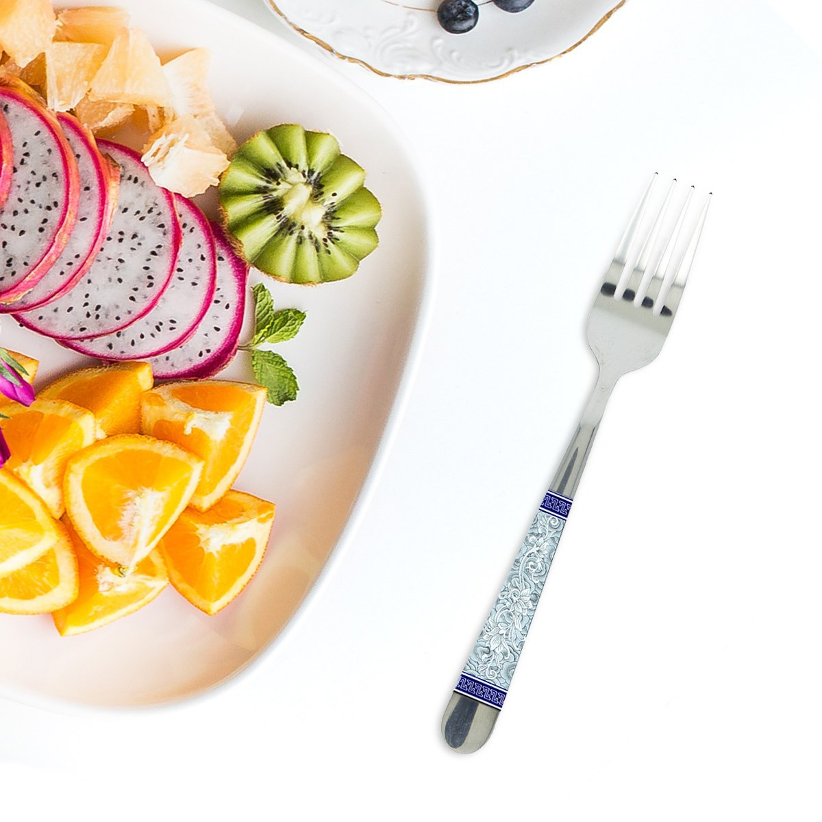 شوك تحلية ستانليس ستيل من ديكور - طقم من 6 قطع-hbxhomeware-hbxkitchen-image-1