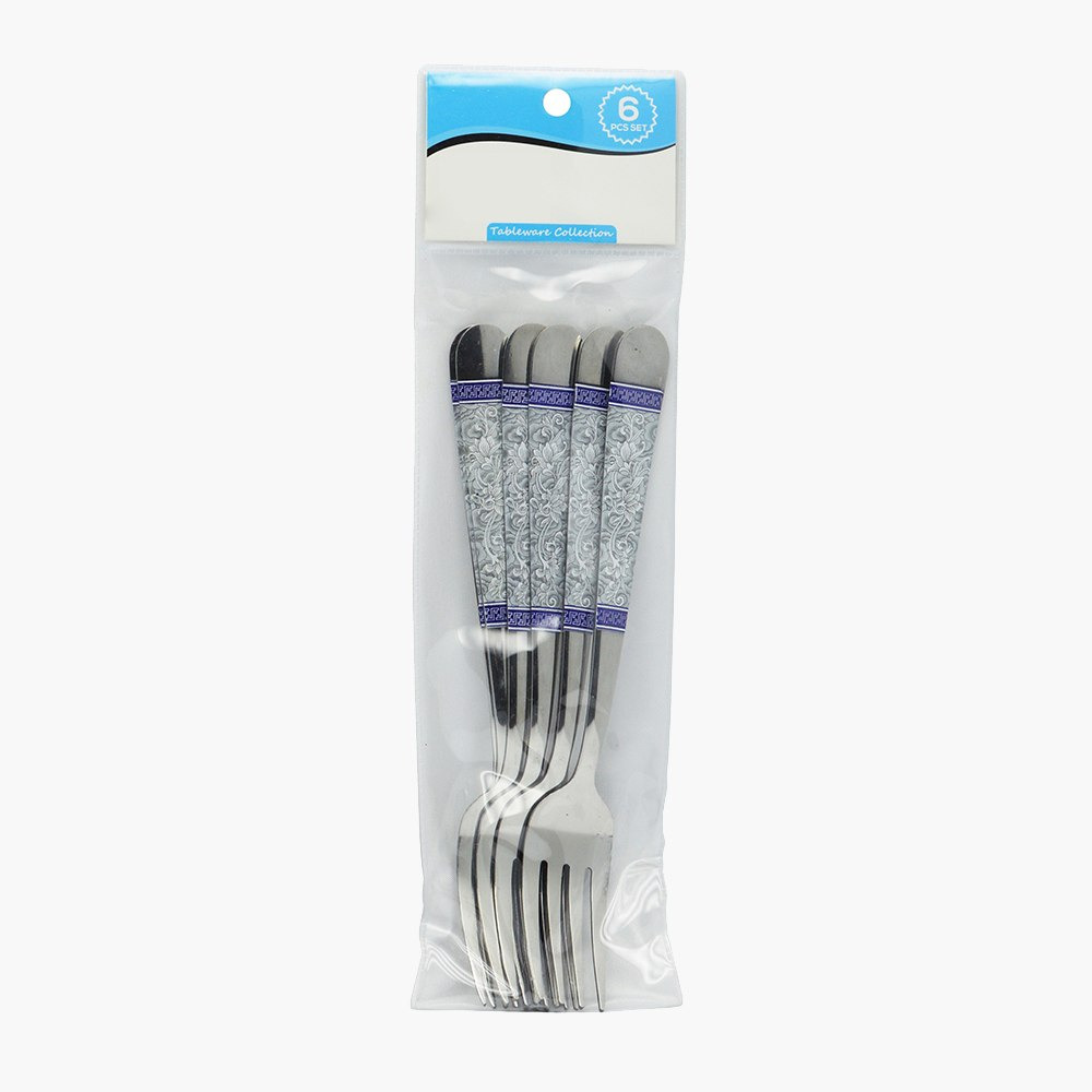 شوك تحلية ستانليس ستيل من ديكور - طقم من 6 قطع-hbxhomeware-hbxkitchen-image-2