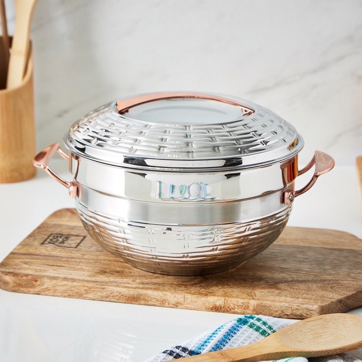 كسرولة ستانلس ستيل من أكورد - 2.5 لتر-hbxdecorandfurnishings-tabletop-serveware-image-1