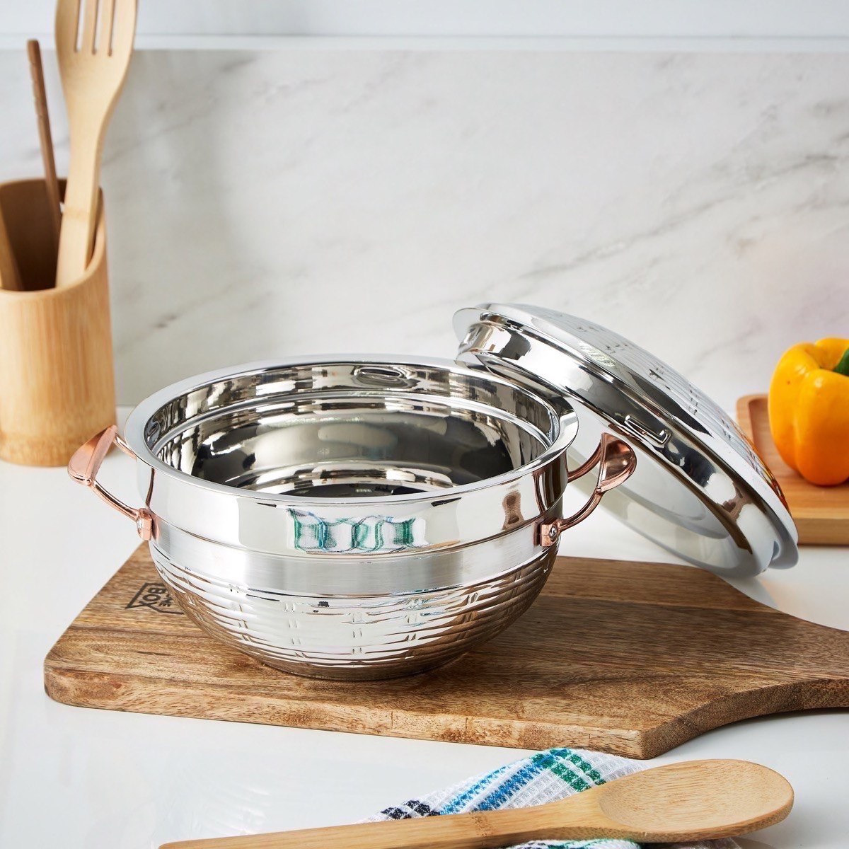 كسرولة ستانلس ستيل من أكورد - 2.5 لتر-hbxdecorandfurnishings-tabletop-serveware-image-2