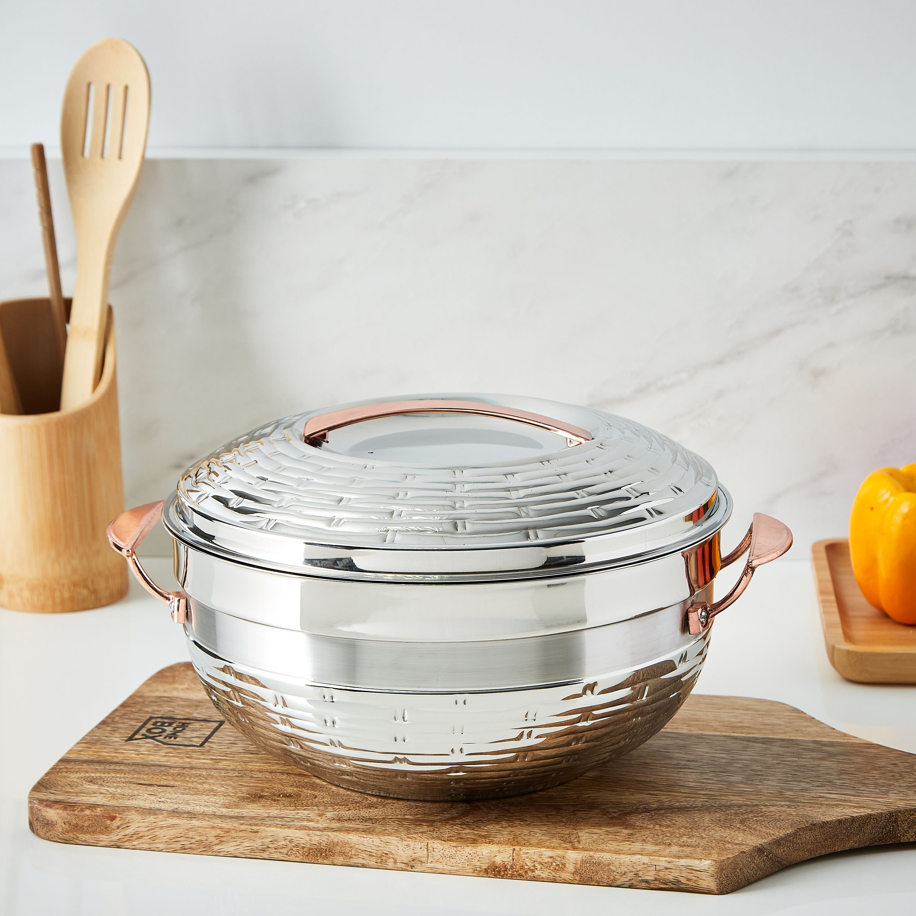 كسرولة ستانلس ستيل من أكورد - 3.5 لتر-hbxdecorandfurnishings-tabletop-serveware-image-1