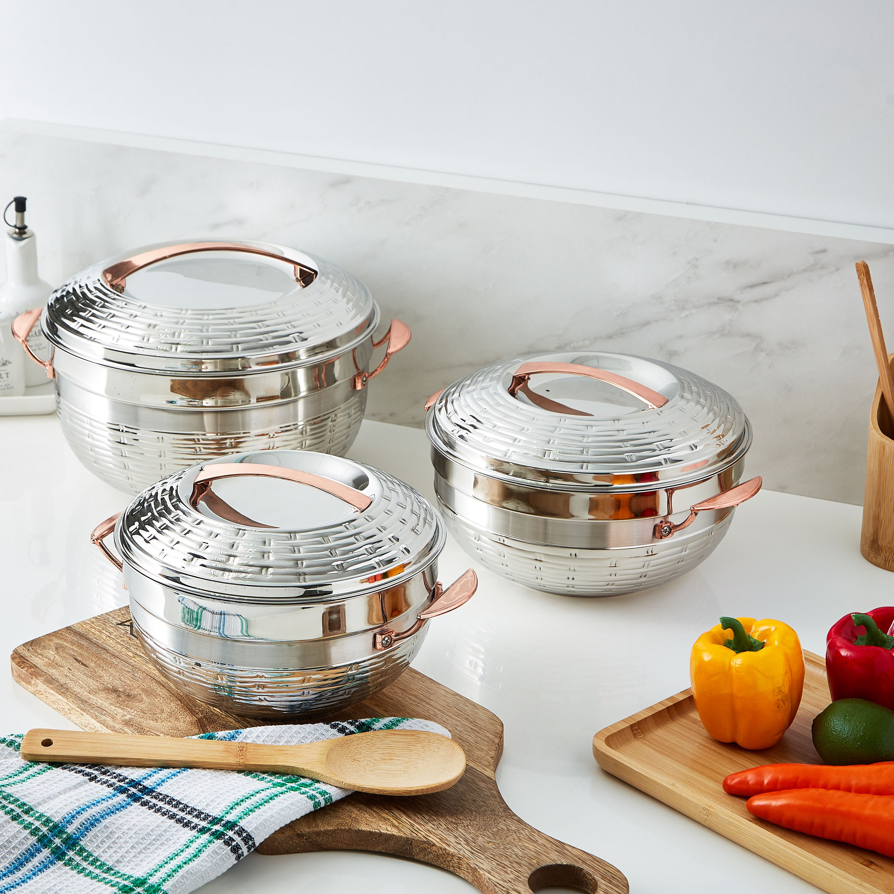كسرولة ستانلس ستيل من أكورد - 3.5 لتر-hbxdecorandfurnishings-tabletop-serveware-image-5