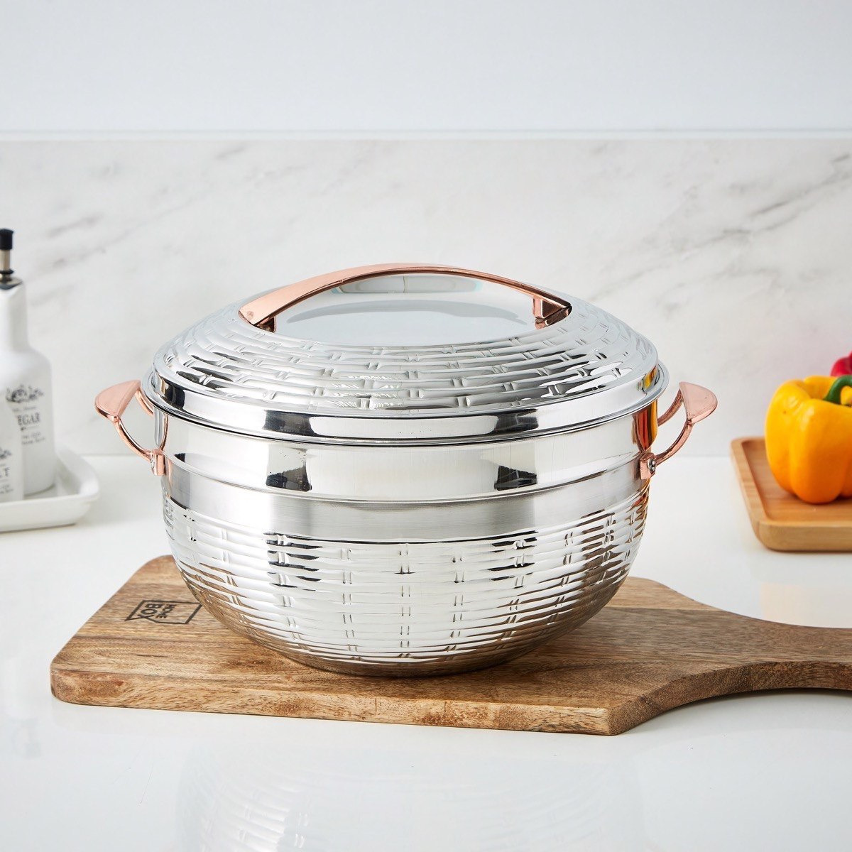 Accord Stainless Steel Casserole - 5 L-hbxdecorandfurnishings-tabletop-serveware-image-1